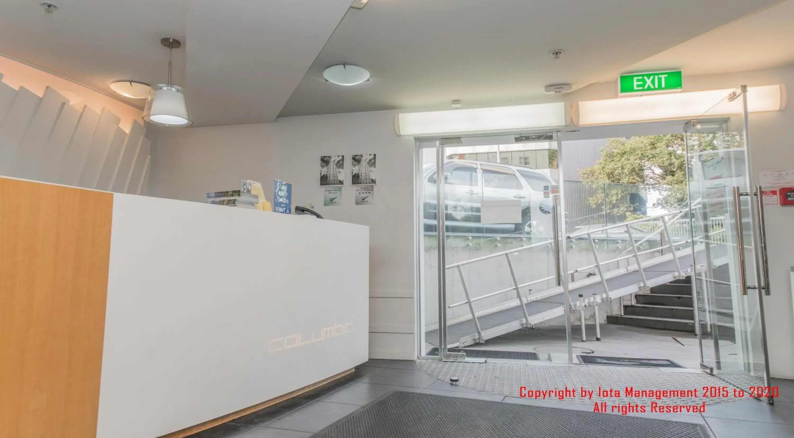 Lobby or reception in Columbia Apartments Lobby or reception in Columbia Apartments