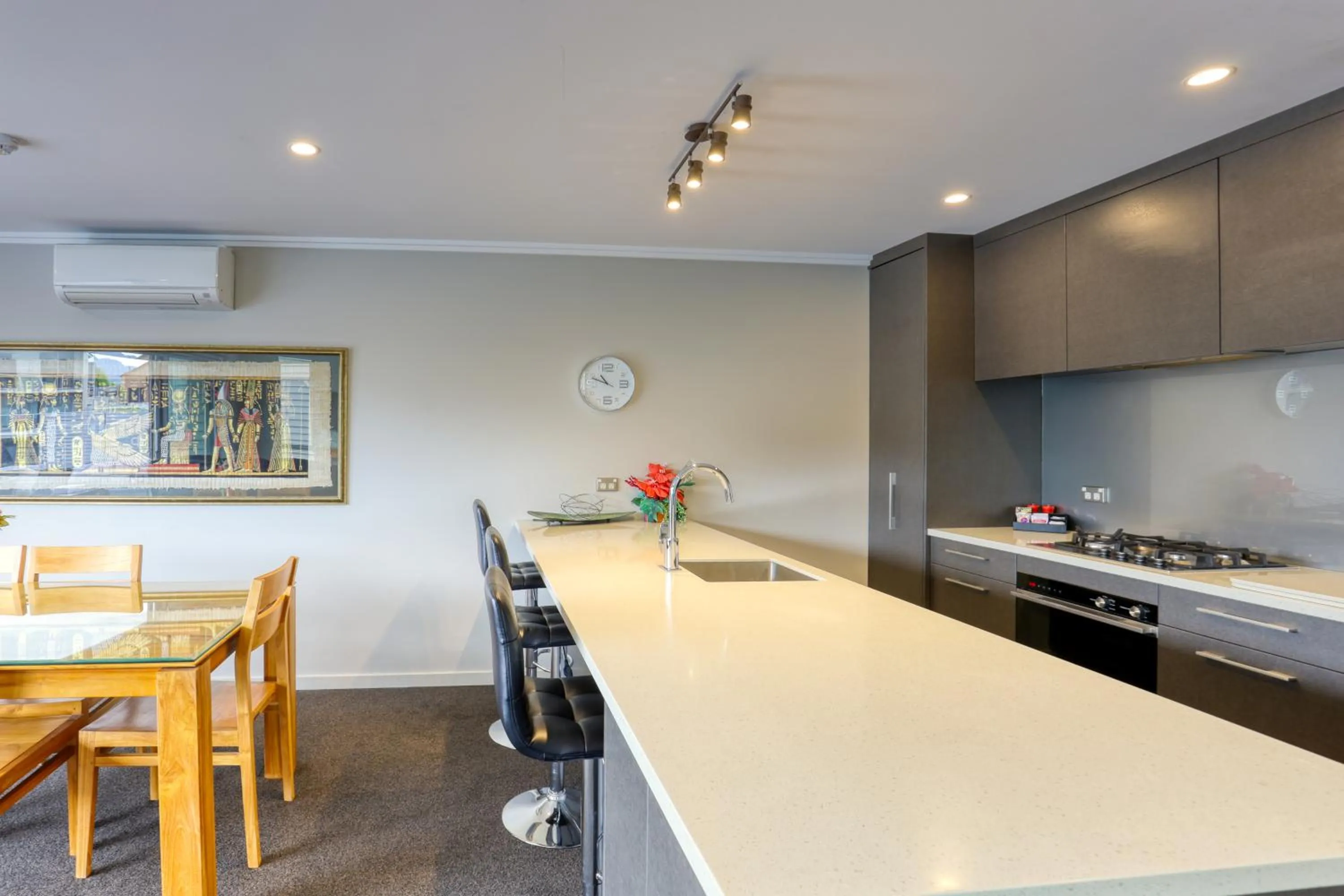Kitchen or kitchenette in Marsden Lake Resort Central Otago