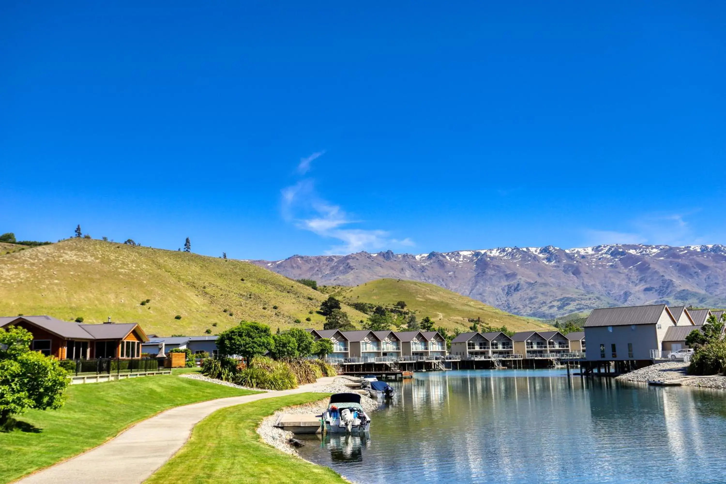 Property building in Marsden Lake Resort Central Otago Property building in Marsden Lake Resort Central Otago
