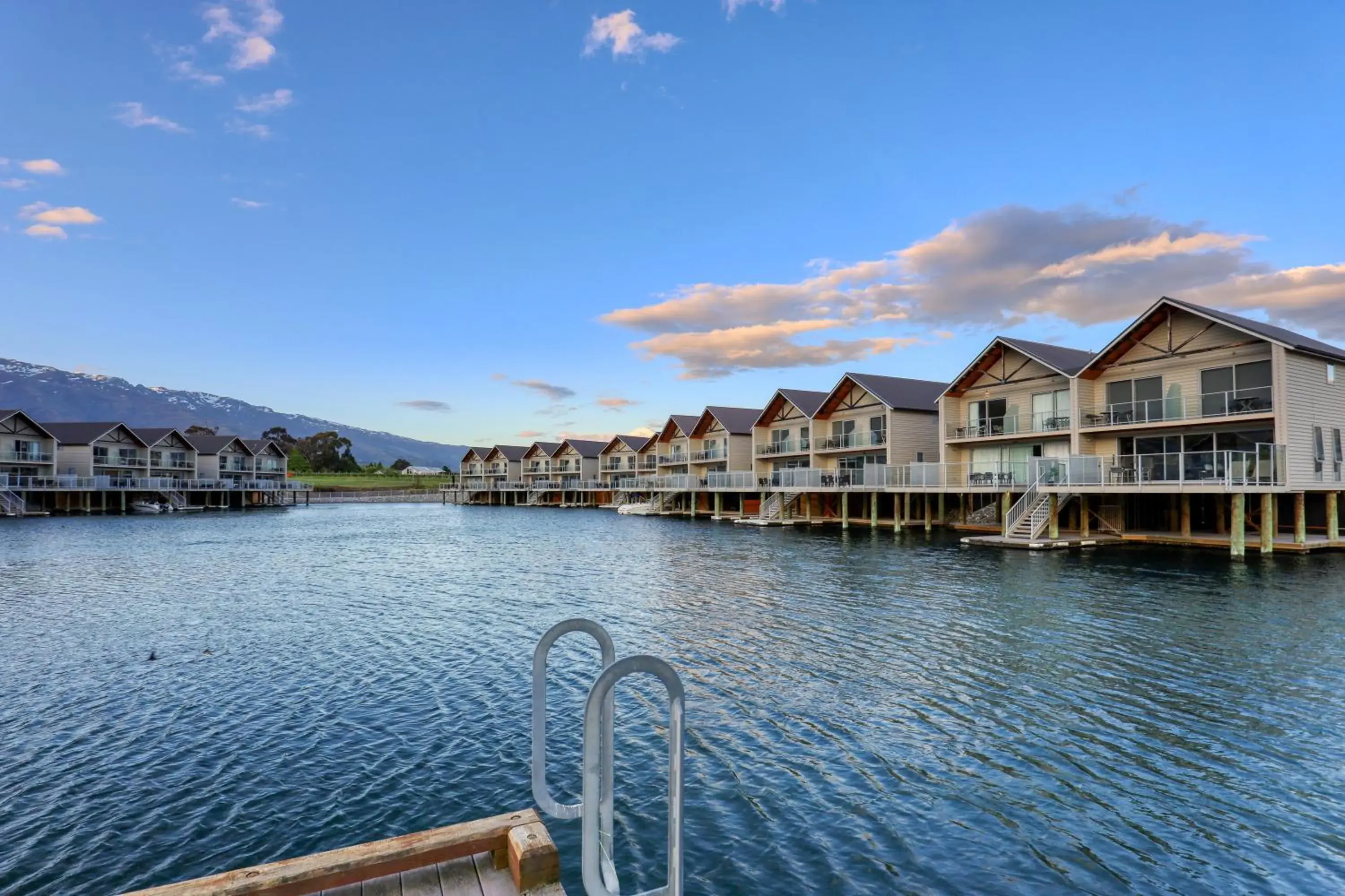 Lake view in Marsden Lake Resort Central Otago Lake view in Marsden Lake Resort Central Otago