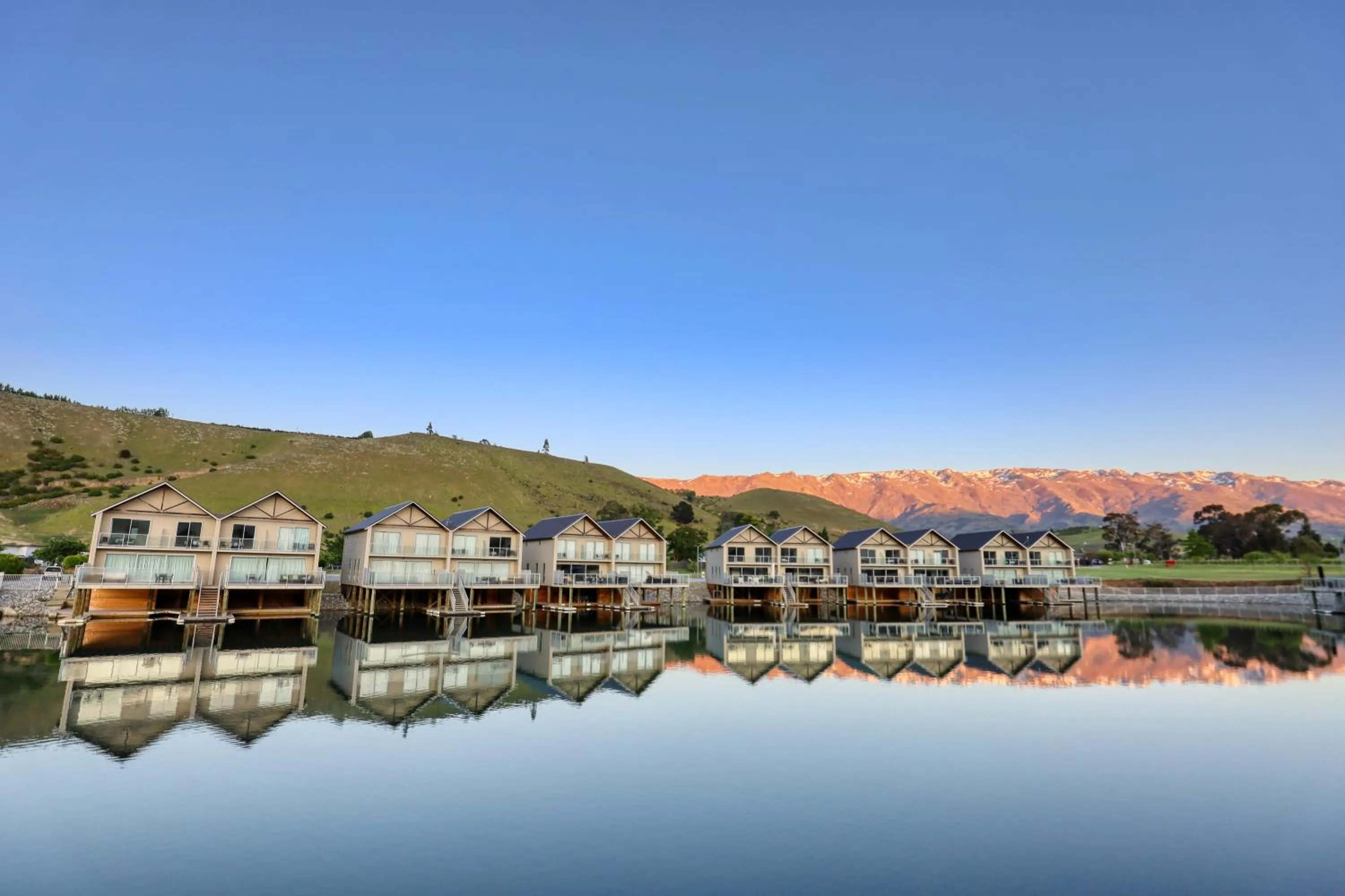 Property building in Marsden Lake Resort Central Otago