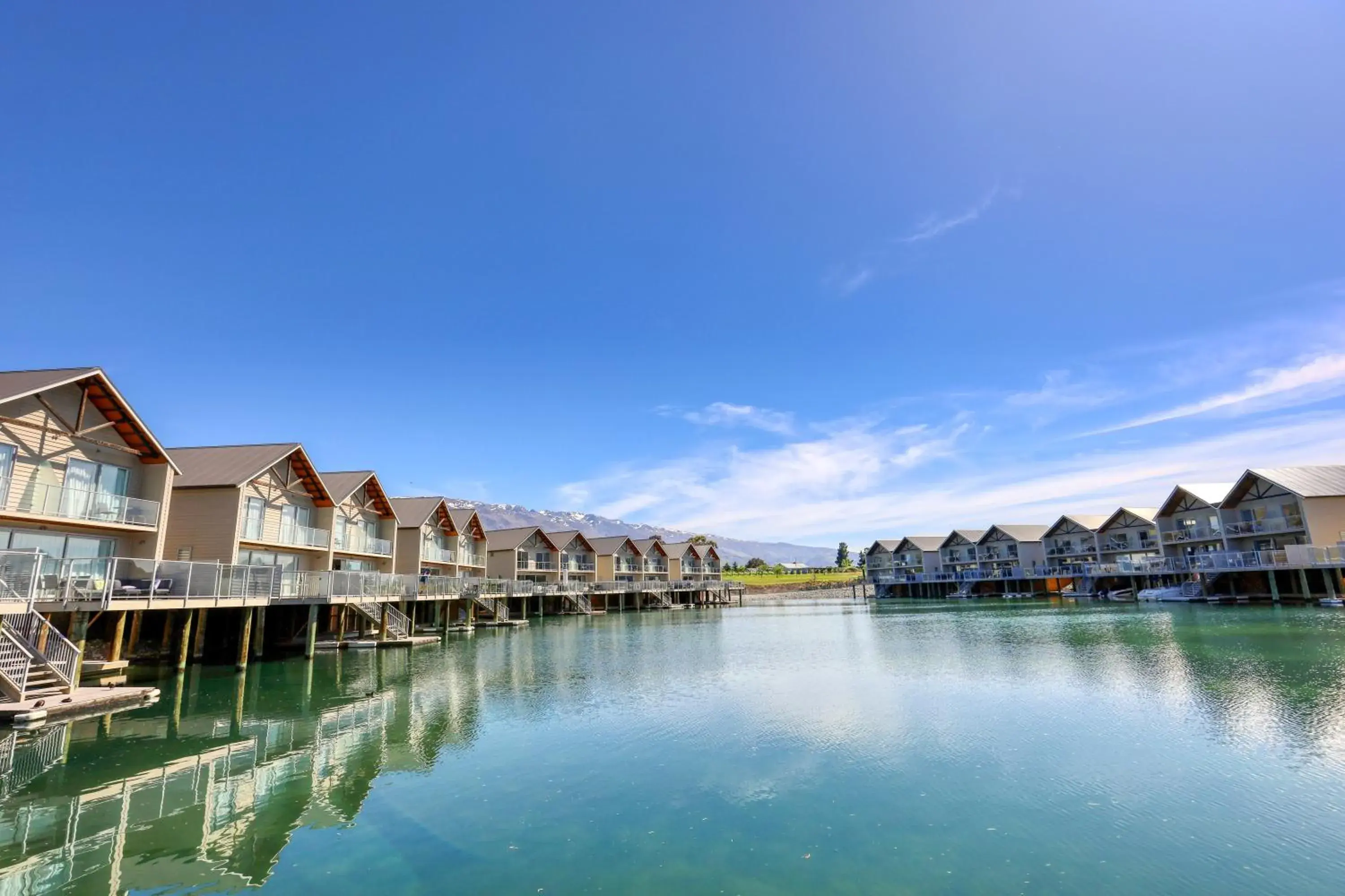 Lake view in Marsden Lake Resort Central Otago Lake view in Marsden Lake Resort Central Otago