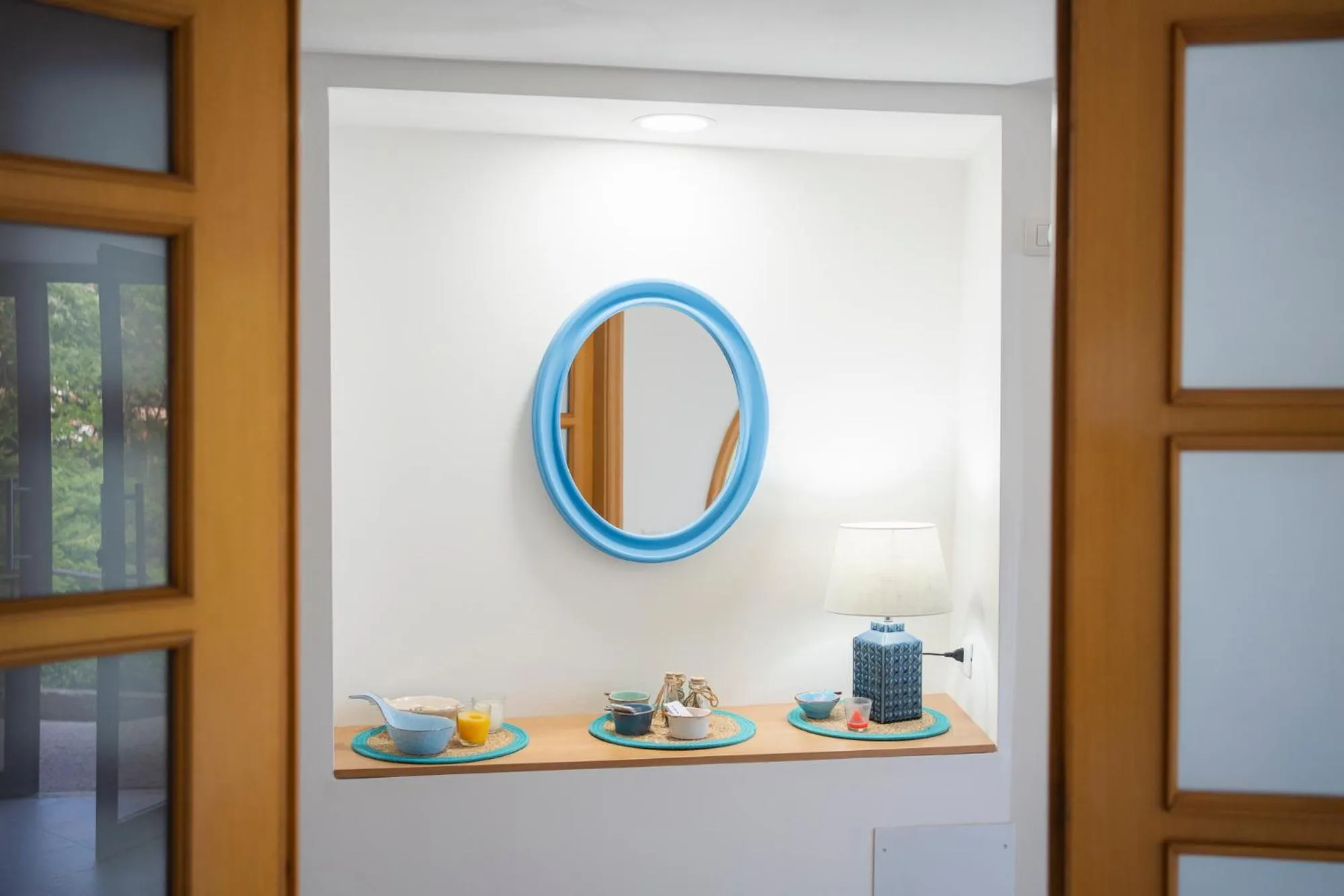 Inner courtyard view in Tra I Monti