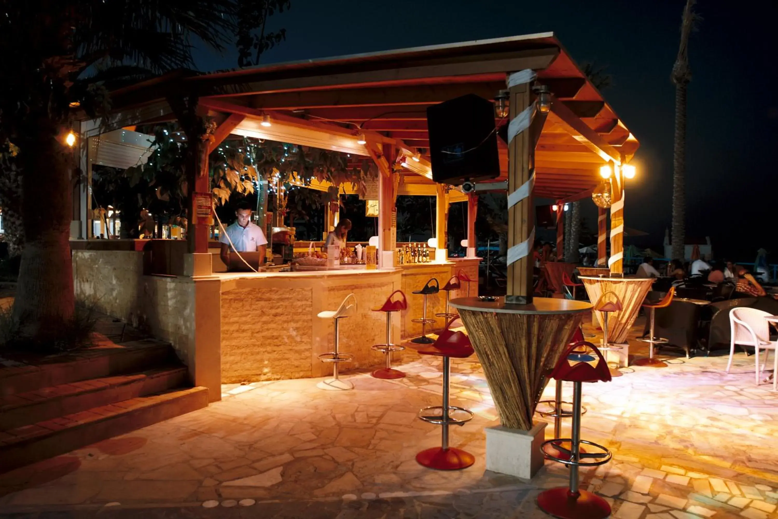 Lounge or bar in Eri Beach & Village Hotel Lounge or bar in Eri Beach & Village Hotel