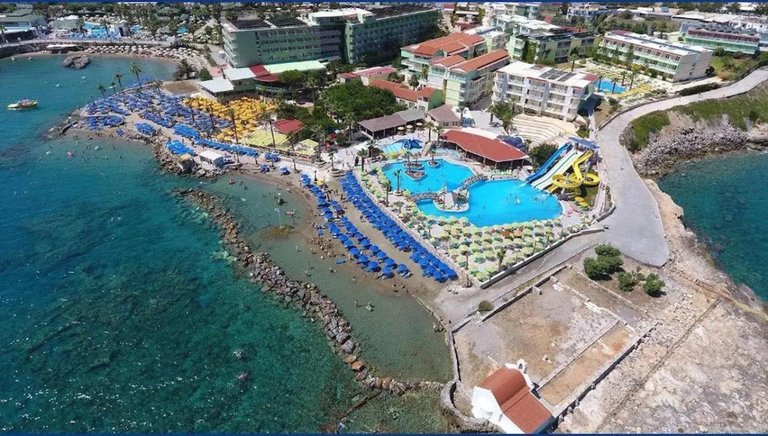 Bird's eye view in Eri Beach & Village Hotel Bird's eye view in Eri Beach & Village Hotel