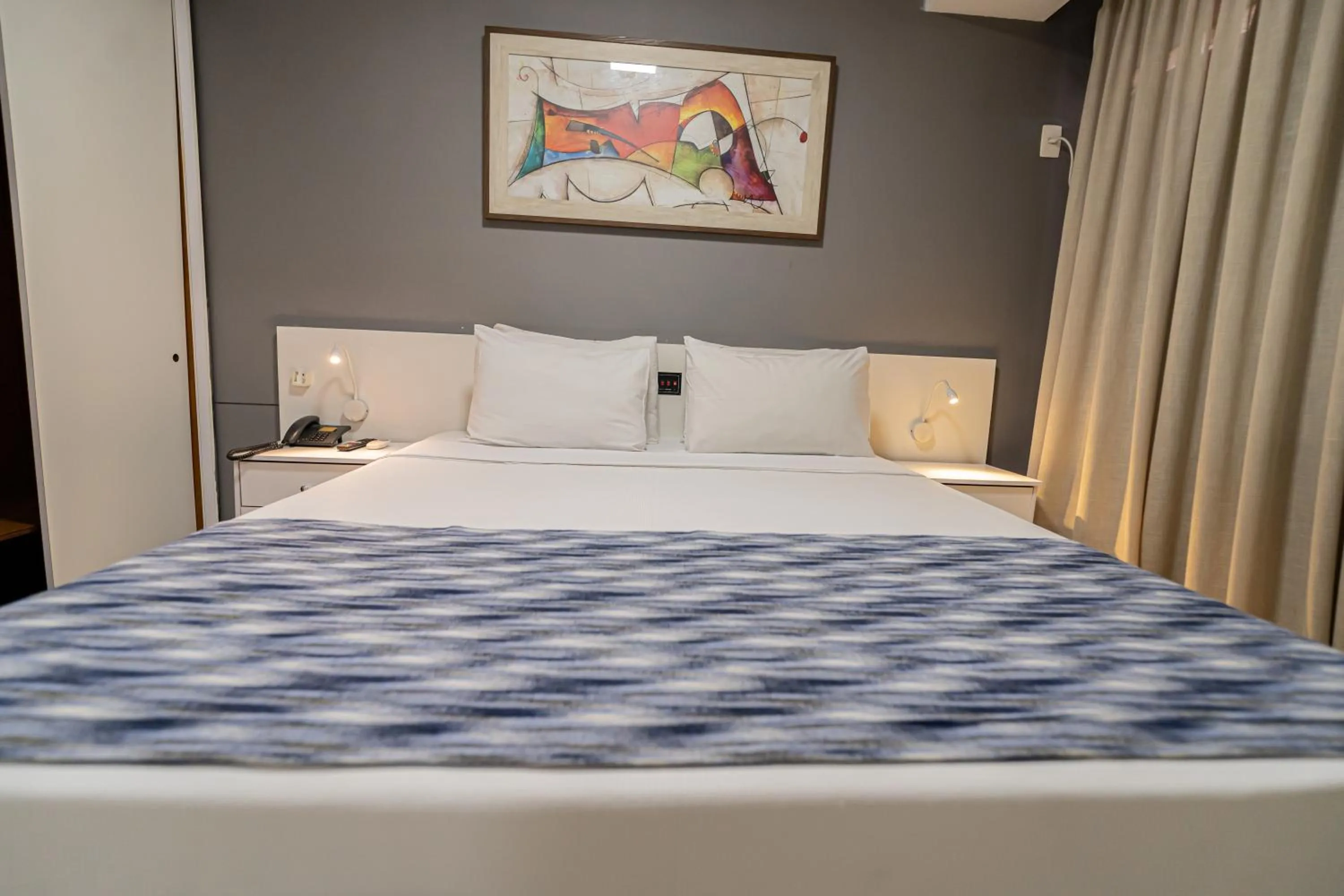 View (from property/room), Bed in Hotel Nacional Inn Rio Copacabana