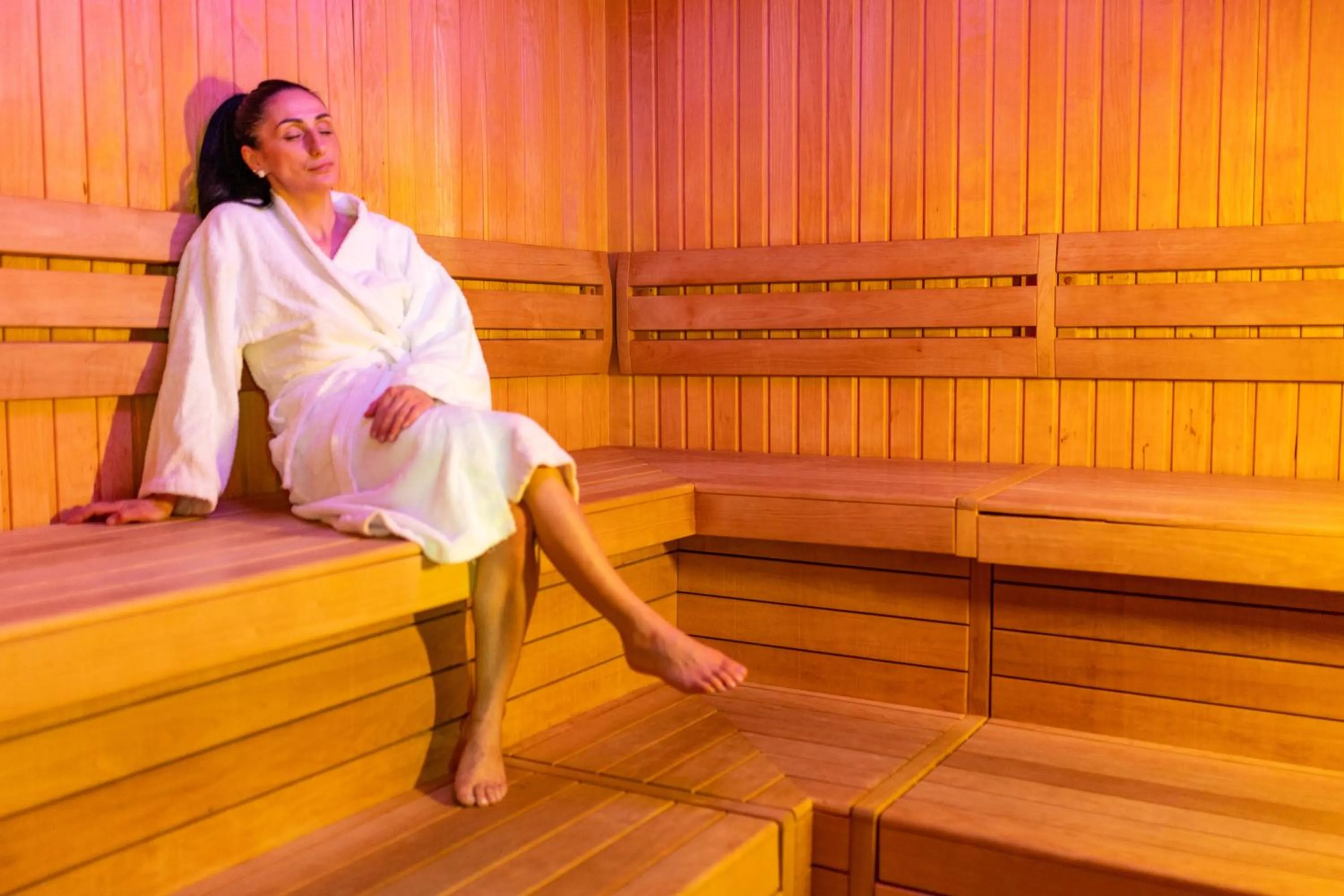 Sauna in Wellness Hotel Montis