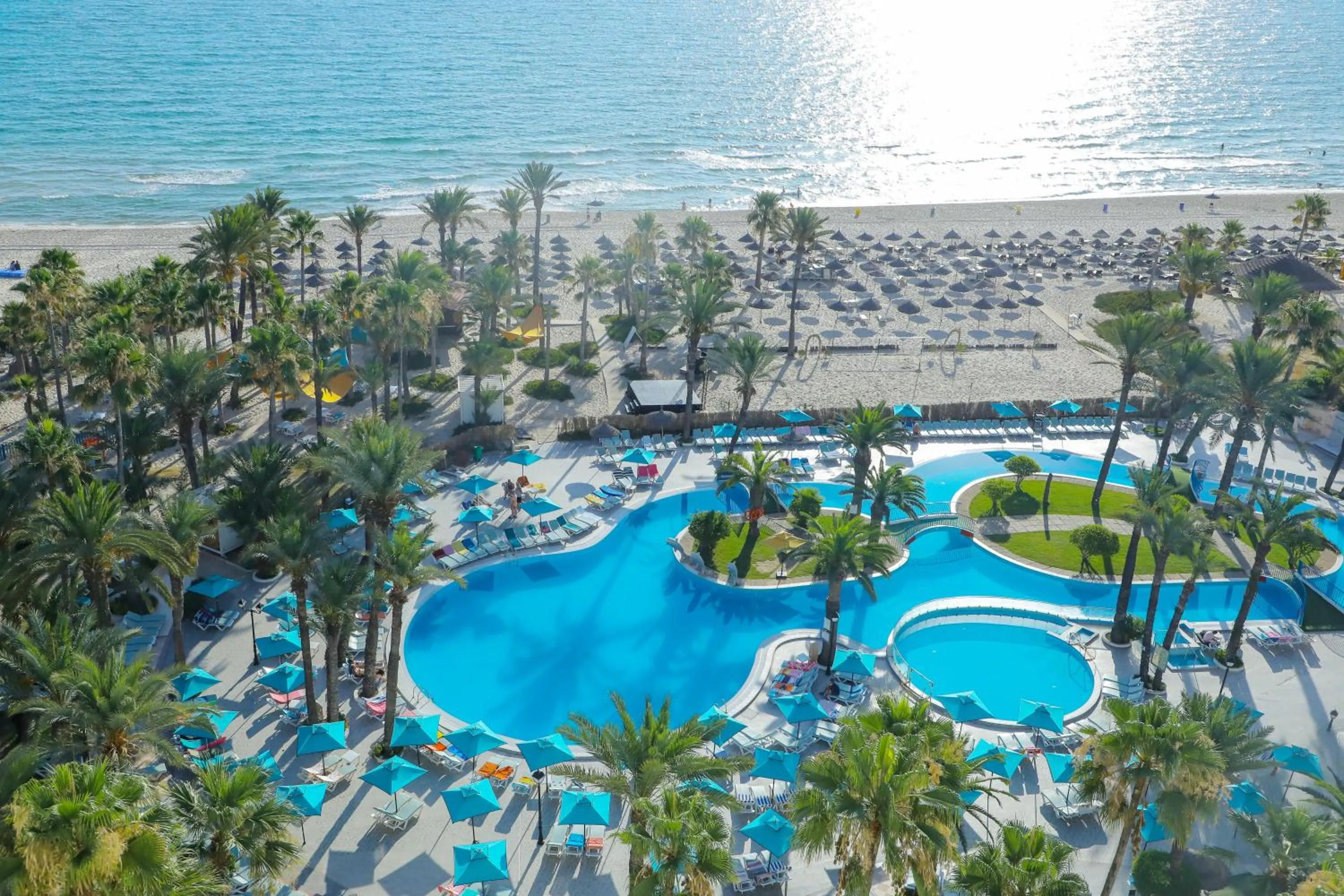 Swimming pool in Riadh Palms- Resort & Spa