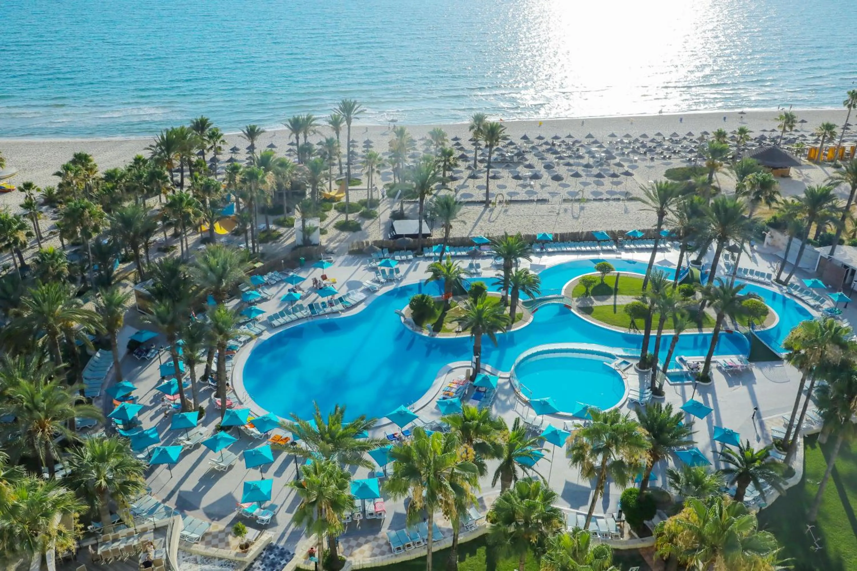 Swimming pool in Riadh Palms- Resort & Spa