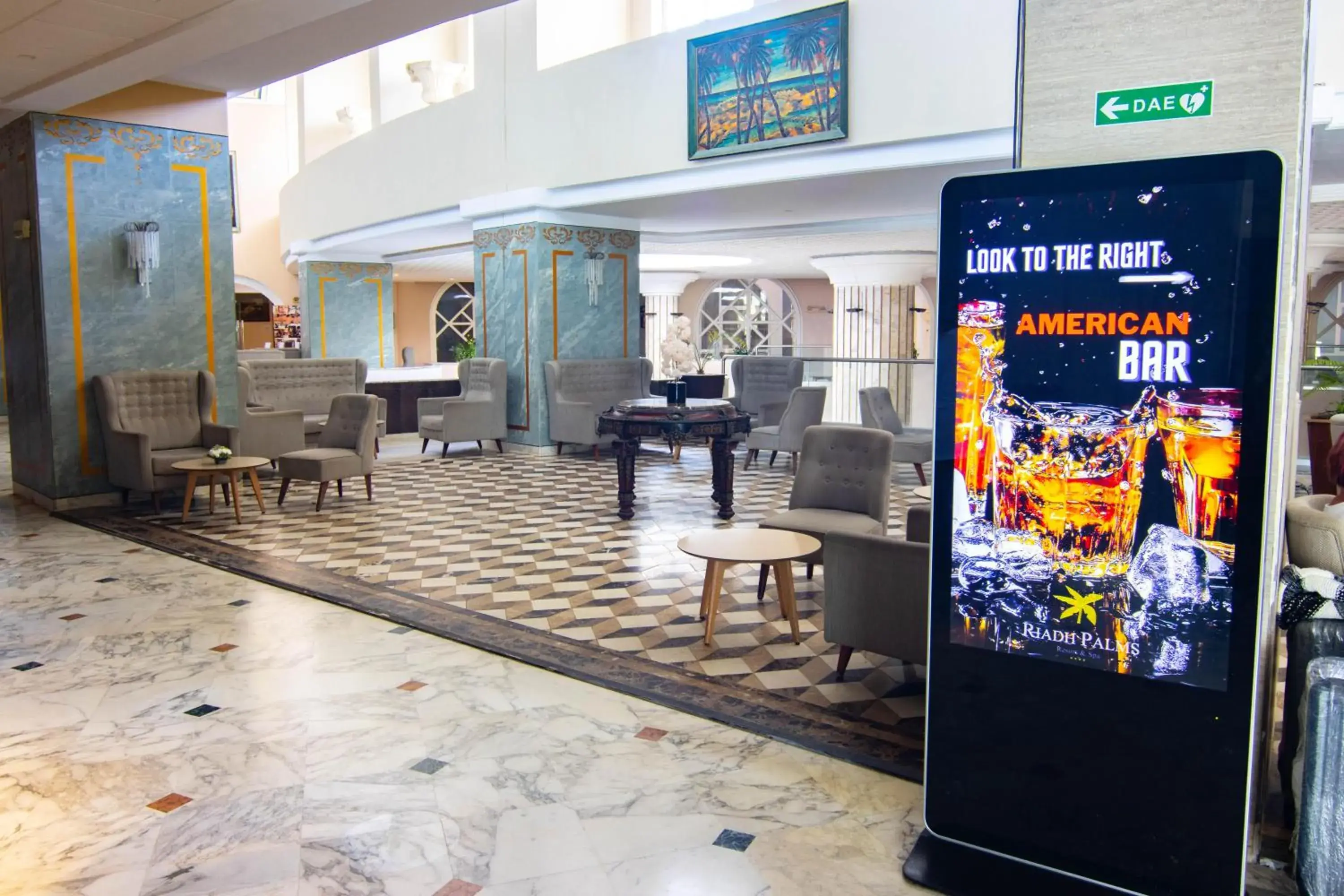Lounge or bar in Riadh Palms- Resort & Spa Lounge or bar in Riadh Palms- Resort & Spa