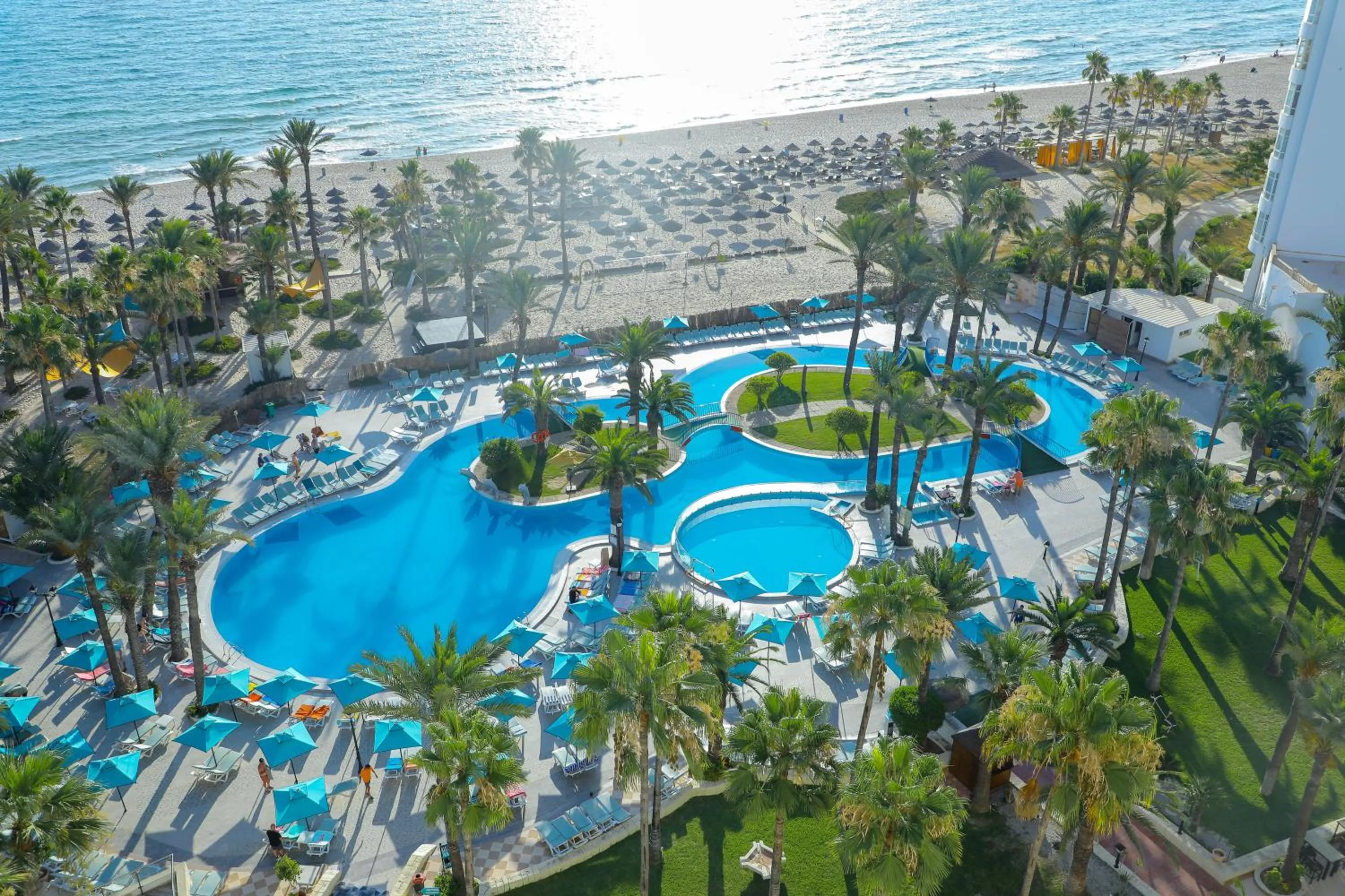 Swimming pool in Riadh Palms- Resort & Spa