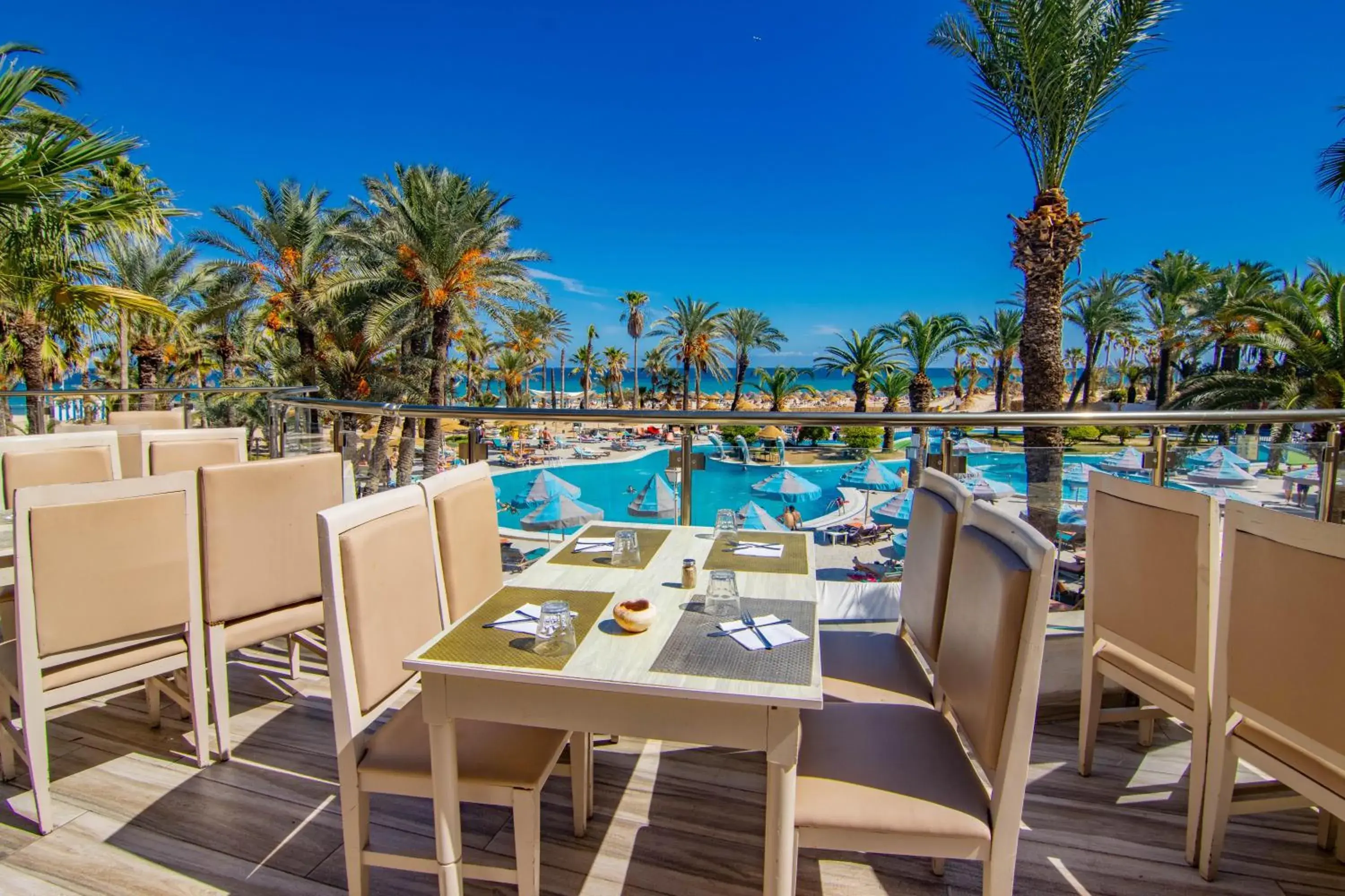 Balcony/Terrace in Riadh Palms- Resort & Spa Balcony/Terrace in Riadh Palms- Resort & Spa