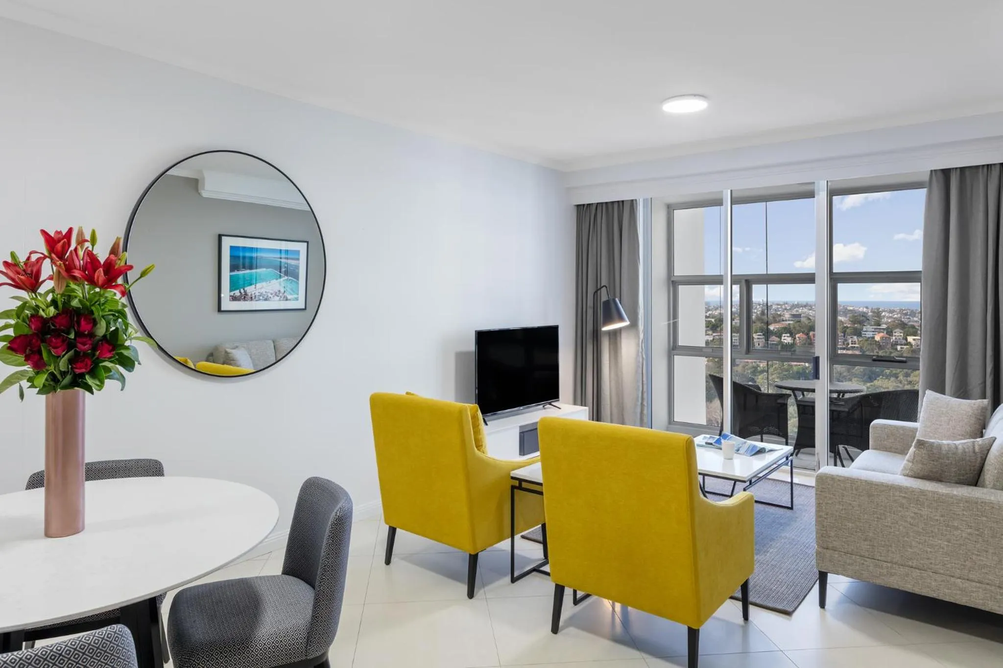 Living room in Meriton Suites Bondi Junction