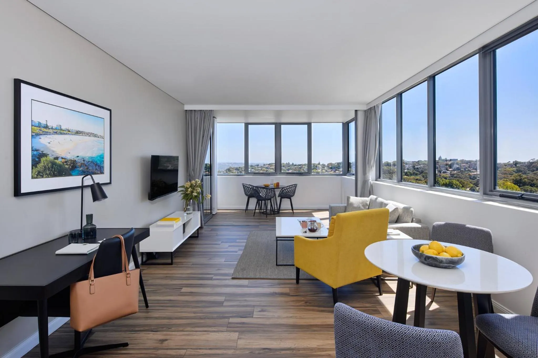 Living room in Meriton Suites Bondi Junction