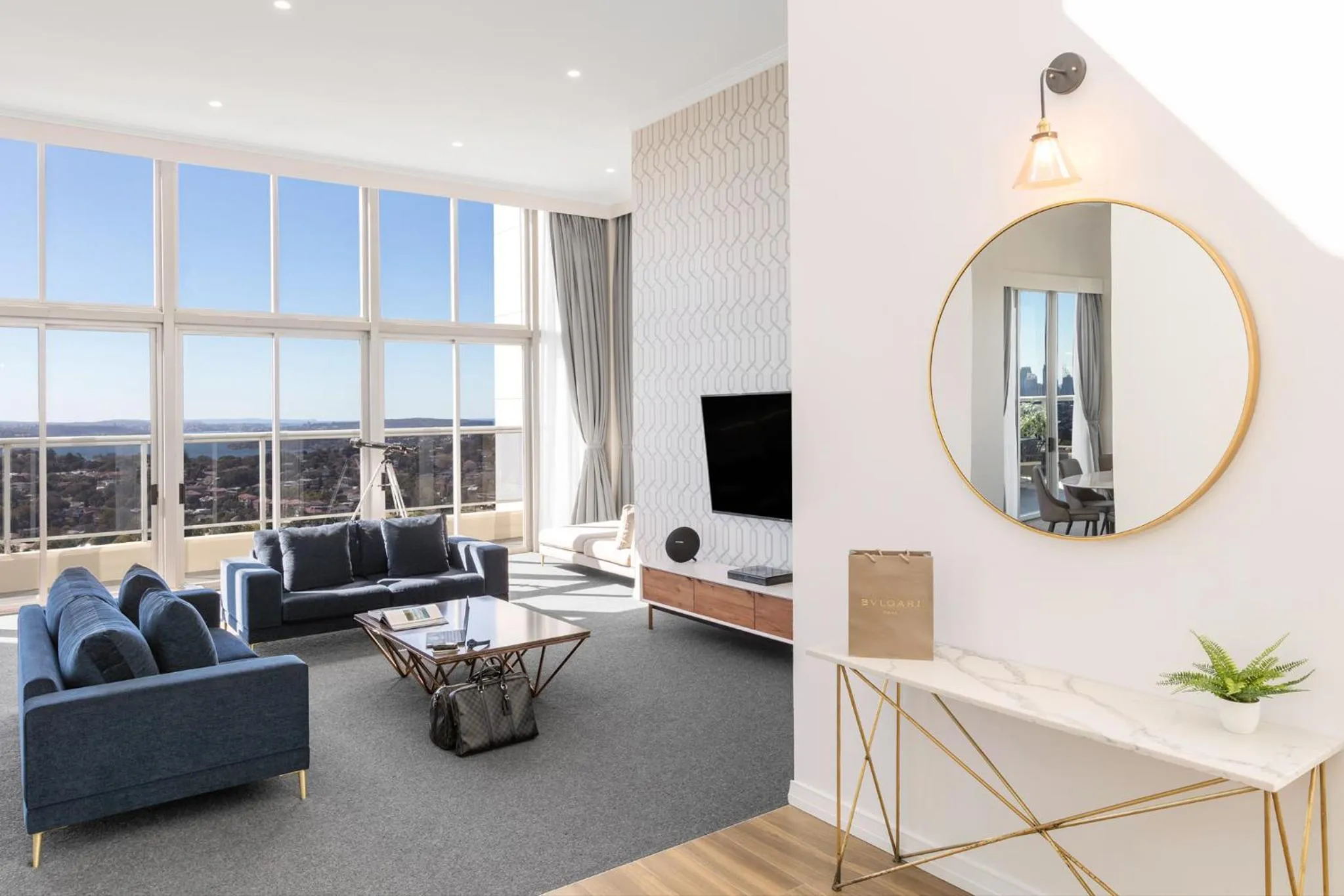 Living room in Meriton Suites Bondi Junction