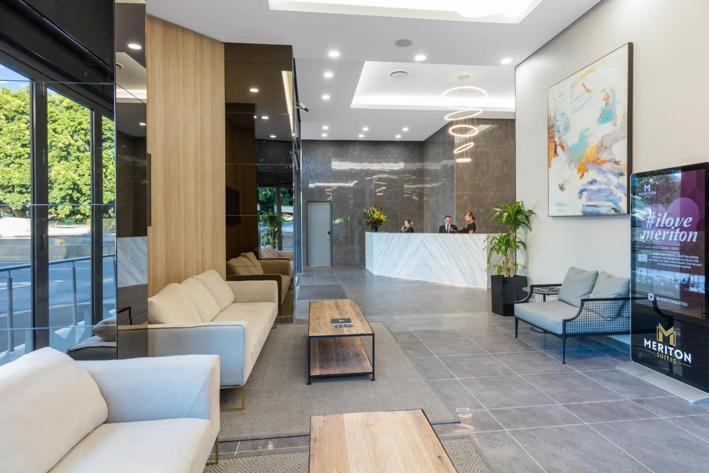 Lobby or reception in Meriton Suites Waterloo