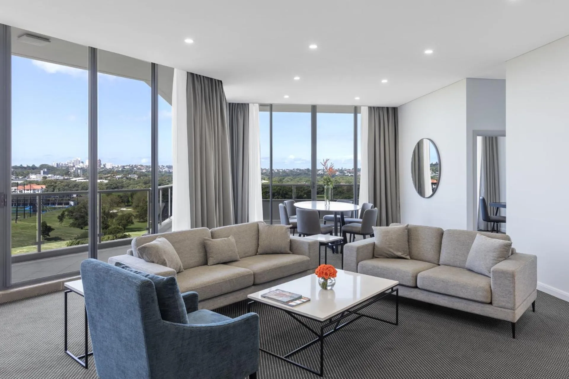 Living room in Meriton Suites Waterloo