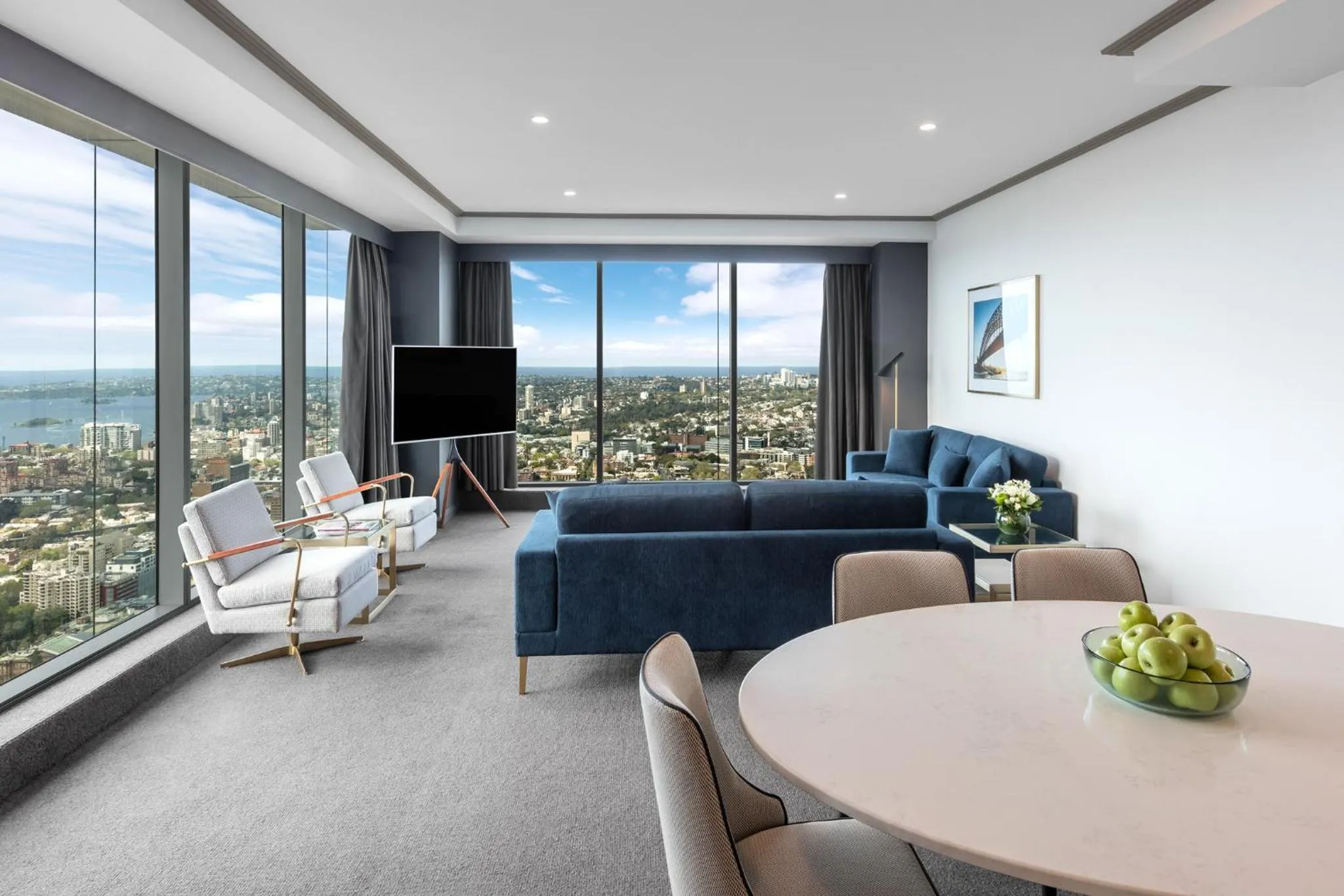 Living room in Meriton Suites World Tower, Sydney