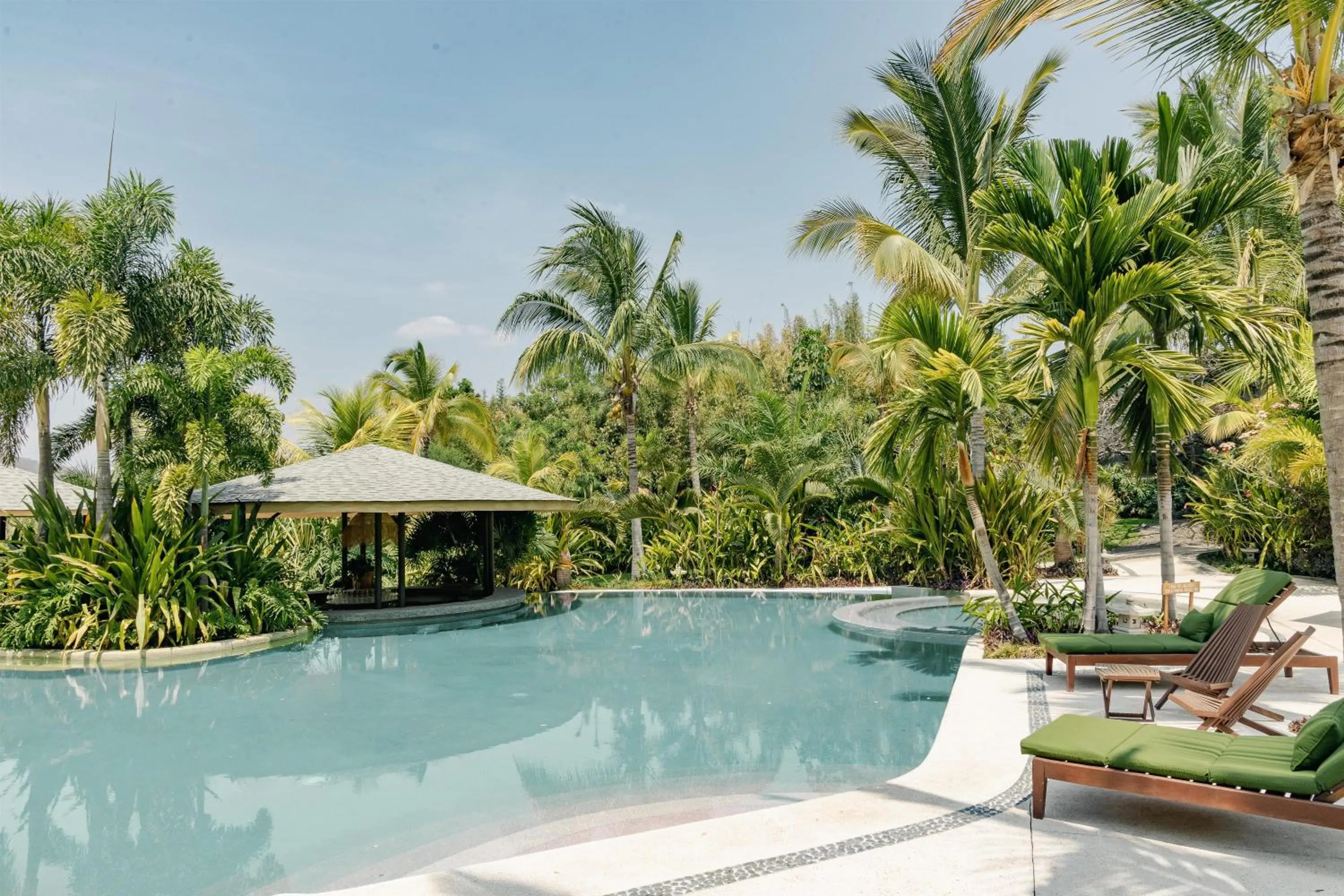 Pool view in Soul Spring Sanctuary Cuernavaca