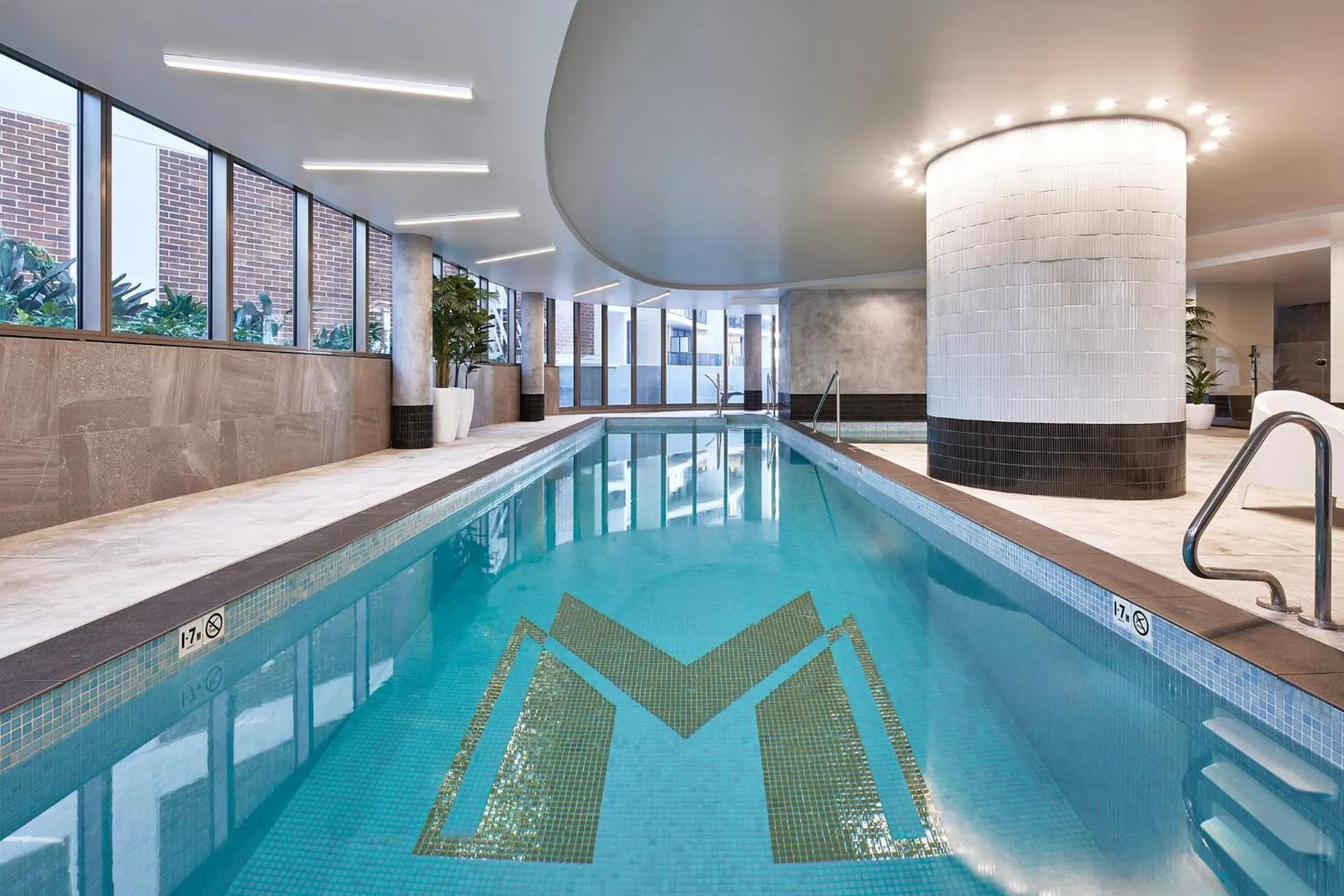 Swimming pool in Meriton Suites George Street, Parramatta