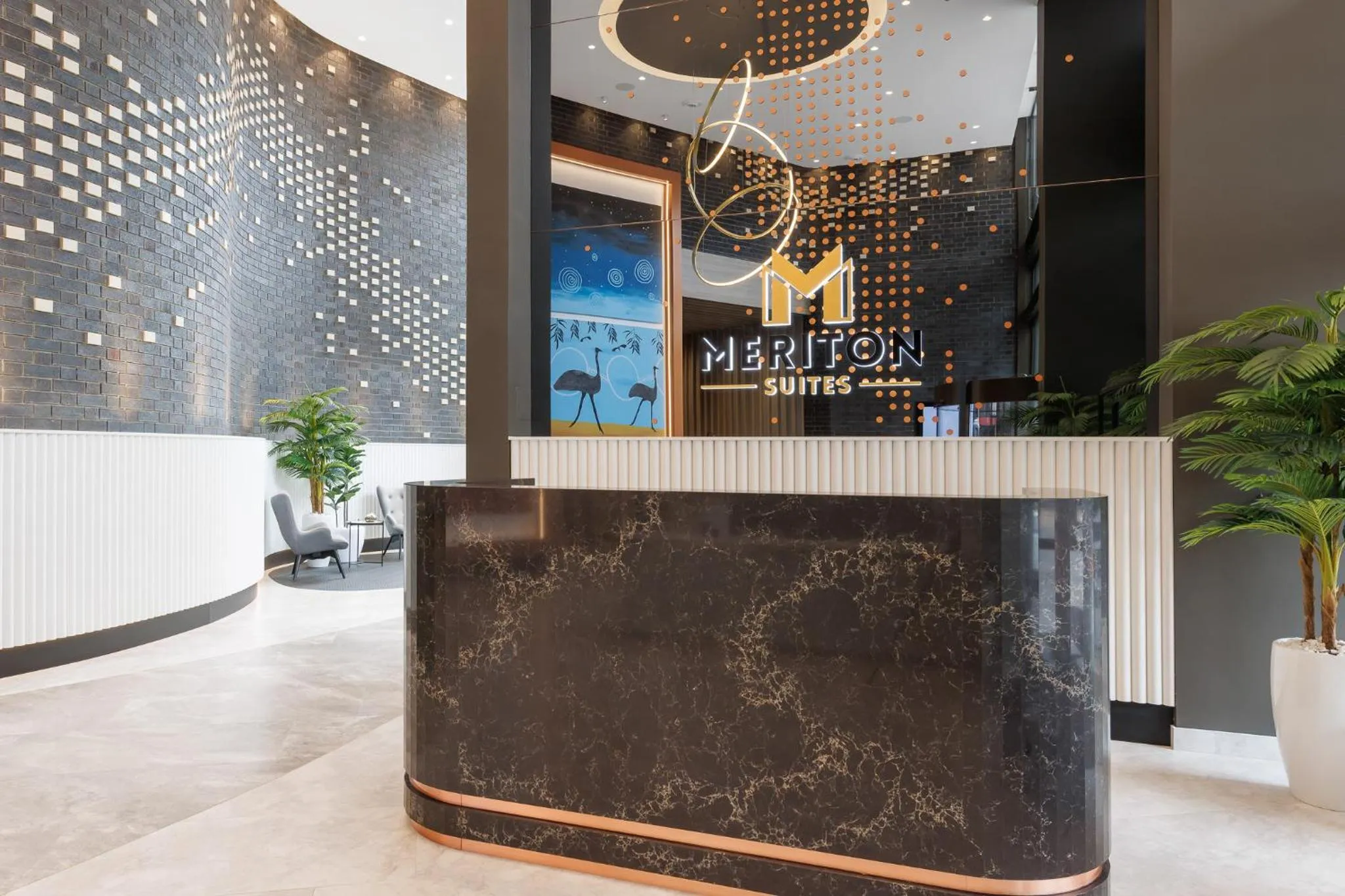 Lobby or reception in Meriton Suites George Street, Parramatta