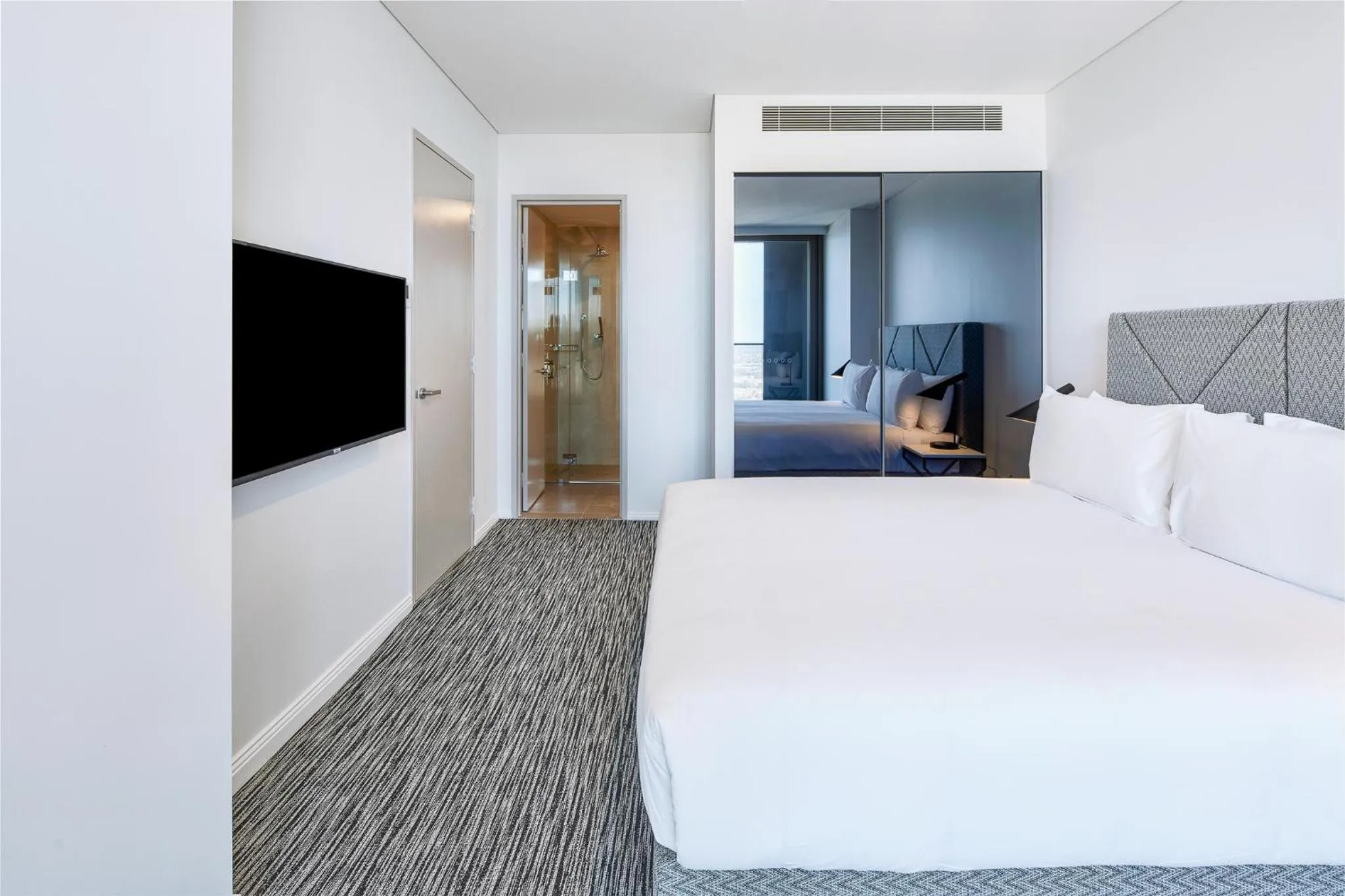 Bedroom, Bed in Meriton Suites George Street, Parramatta