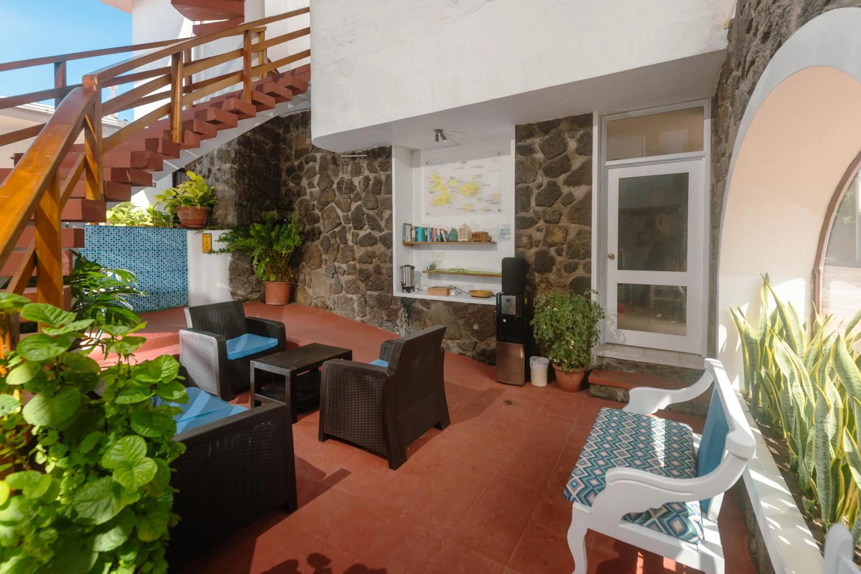 Living room in Hostal North Seymour