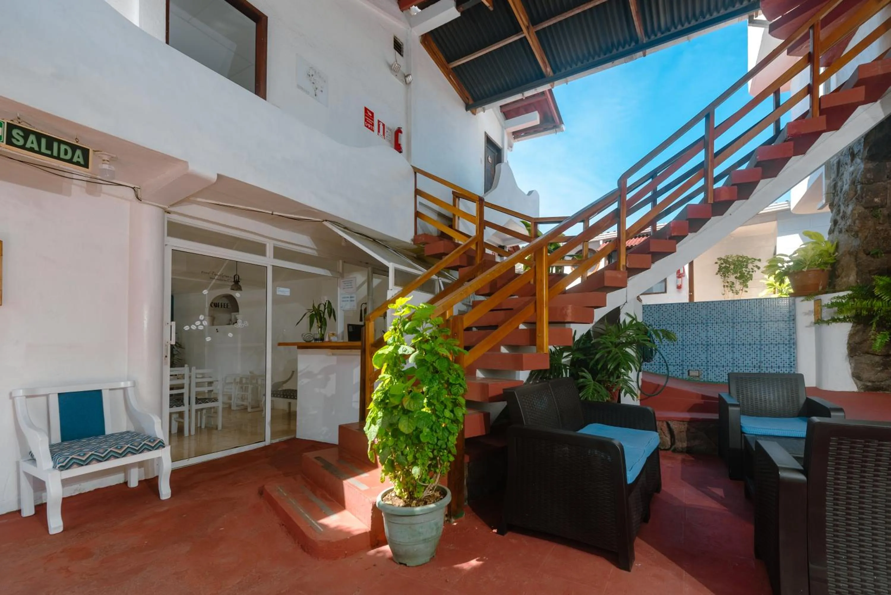 Living room in Hostal North Seymour