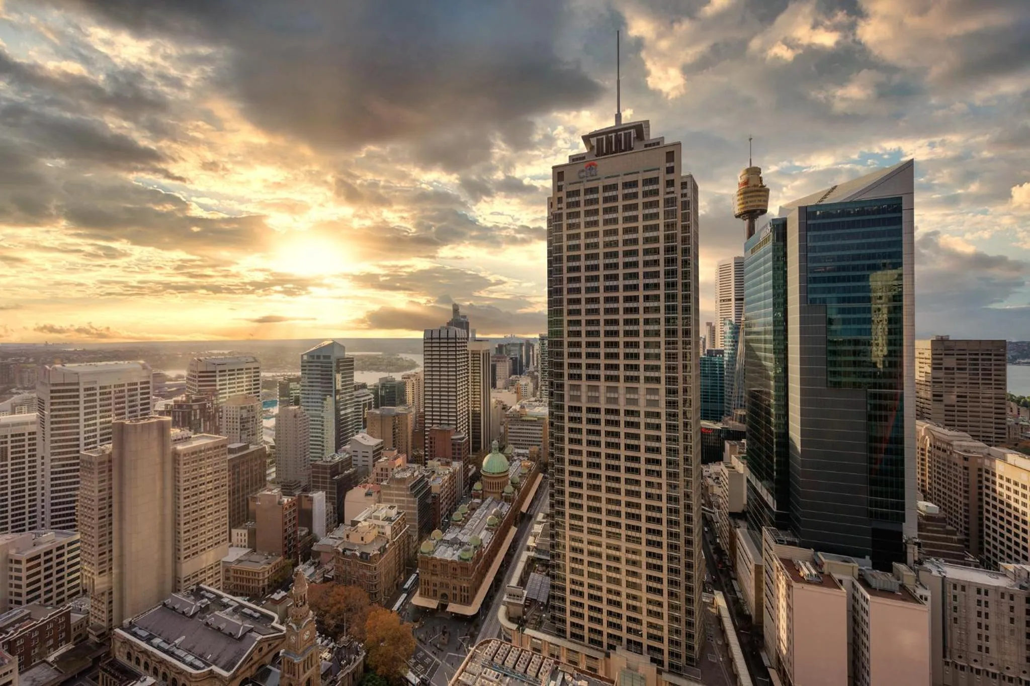 City view in Meriton Suites Pitt Street, Sydney