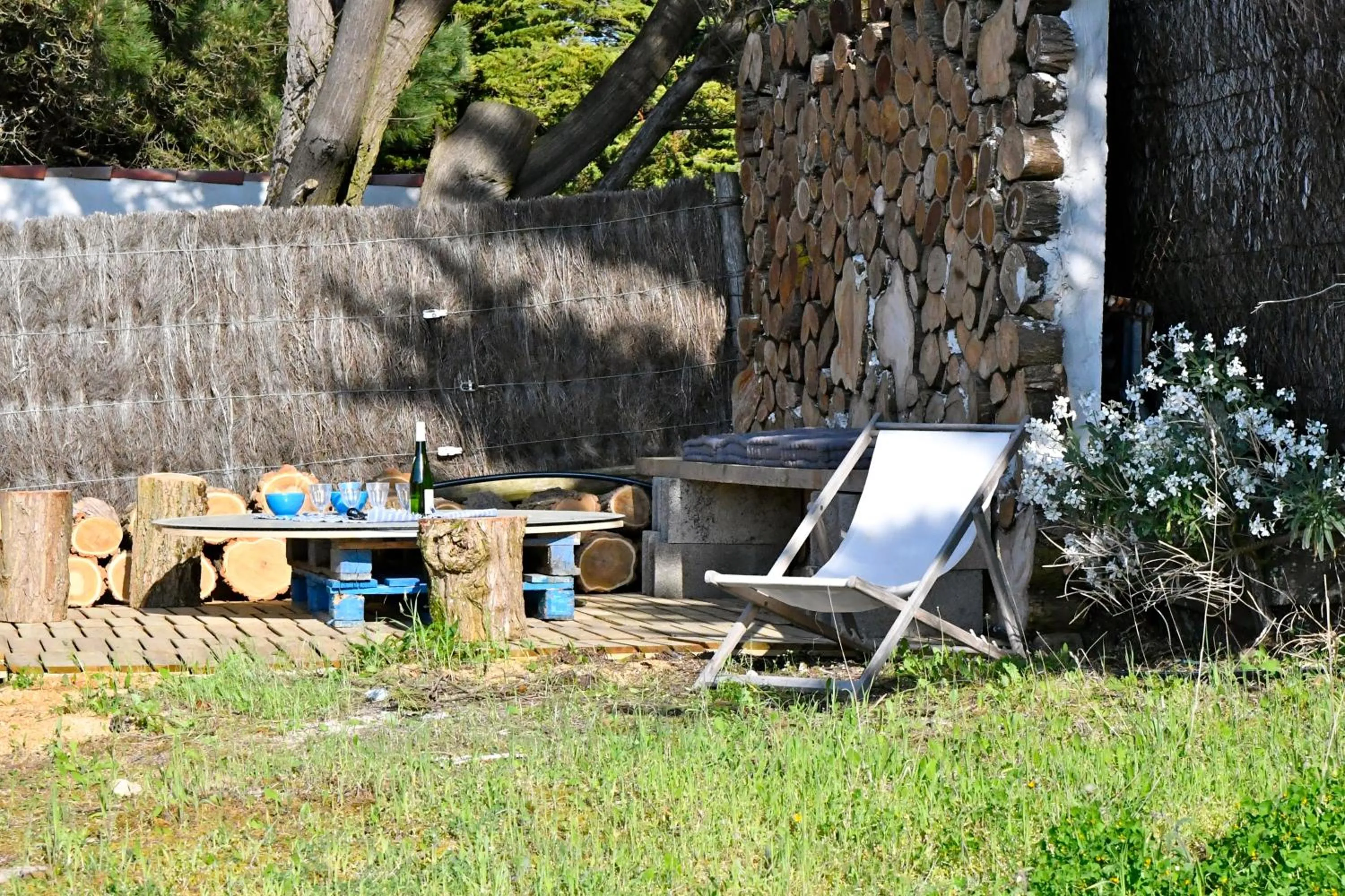 Patio in La Mer & La Dune