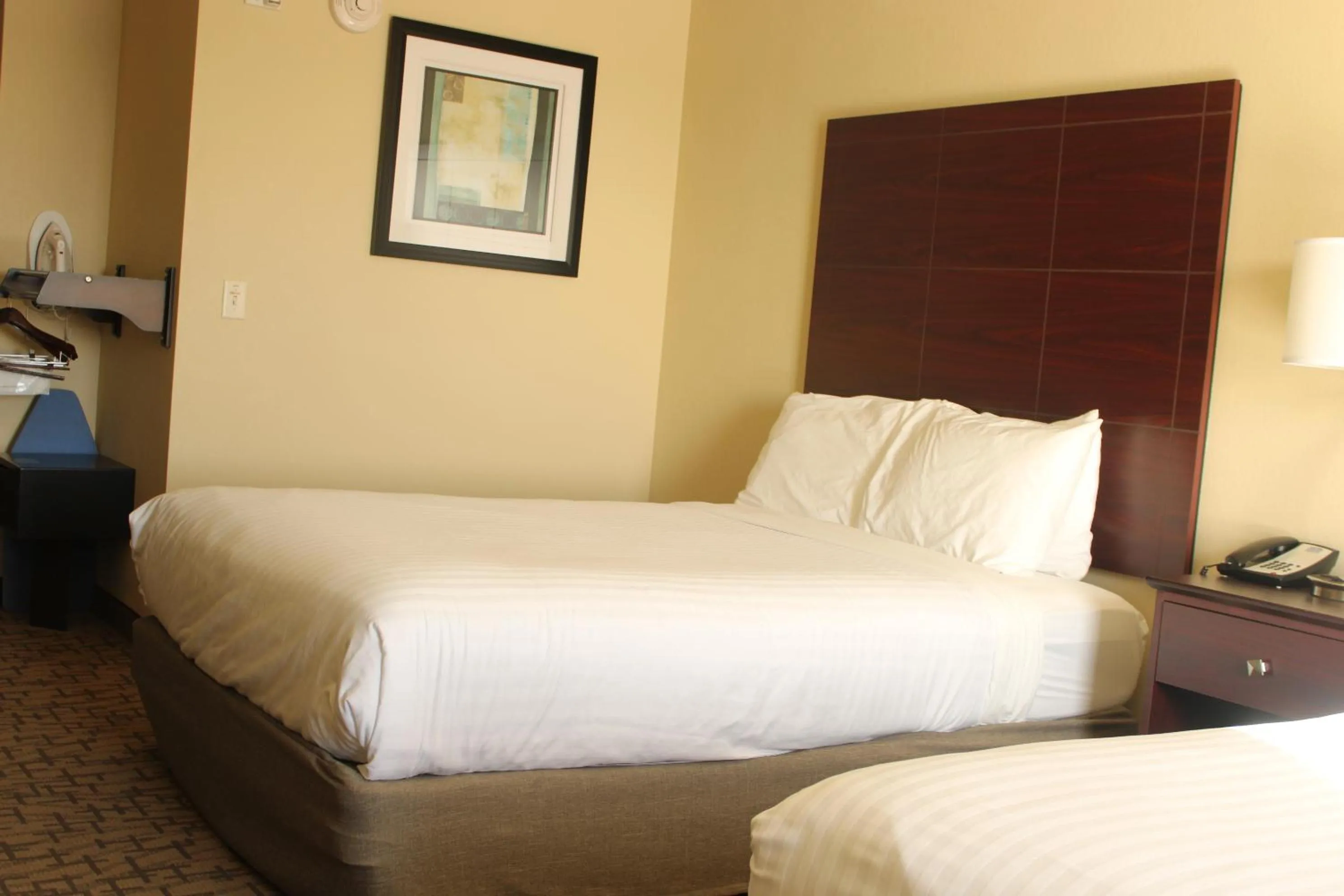 Bed in Cobblestone Hotel & Suites - Devils Lake