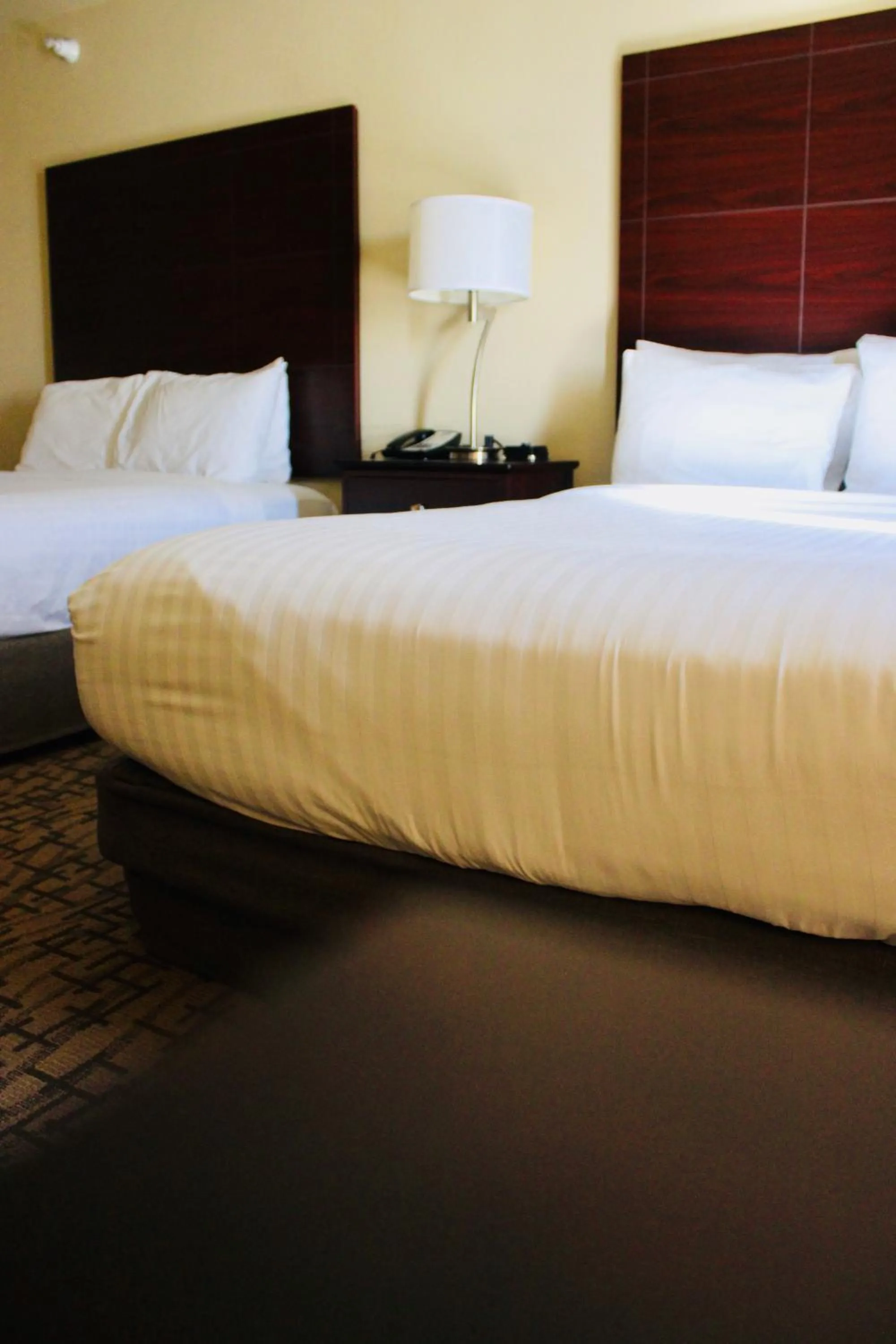 Bed in Cobblestone Hotel & Suites - Devils Lake