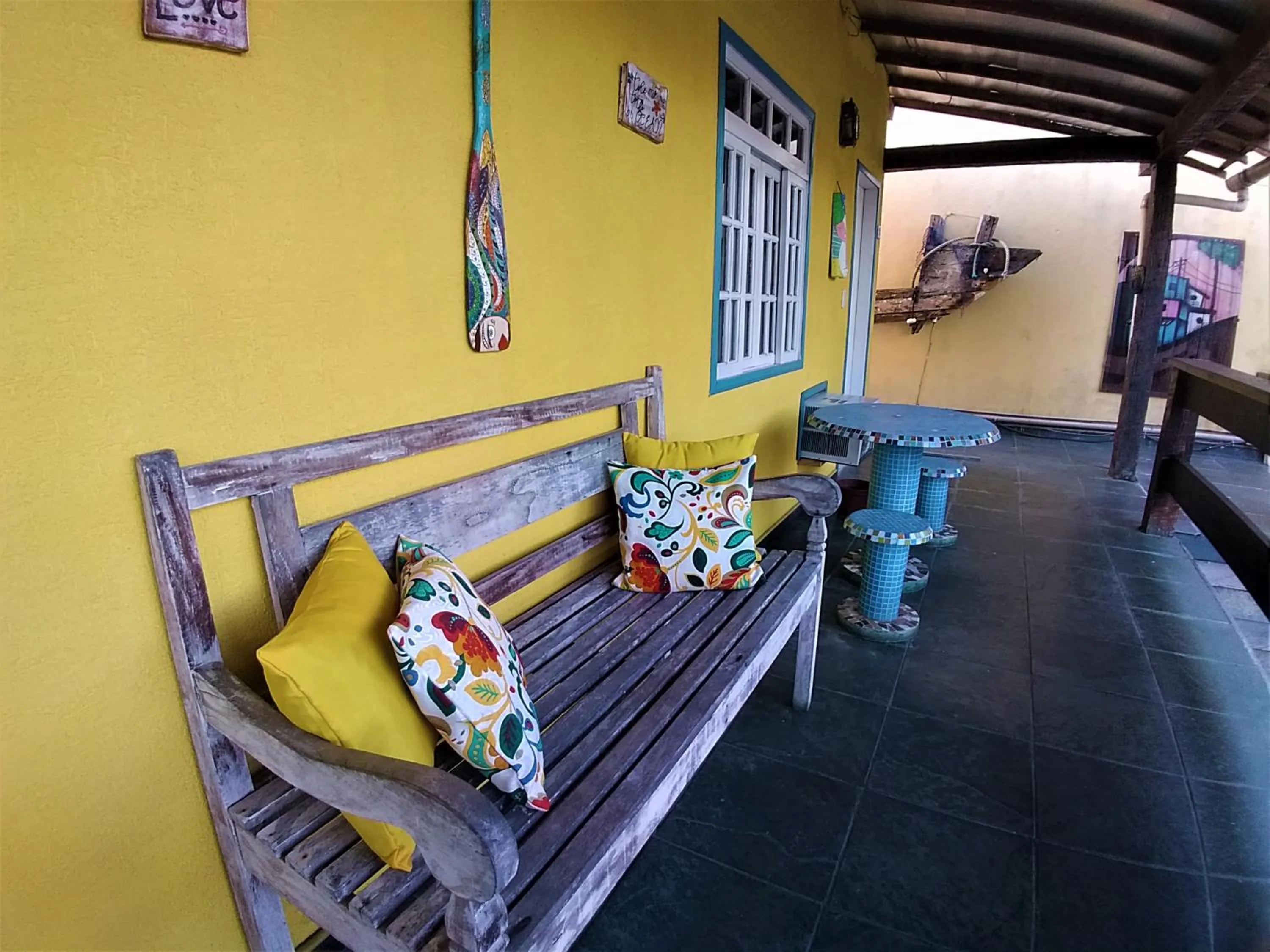 Patio in As Palmeiras Pousada