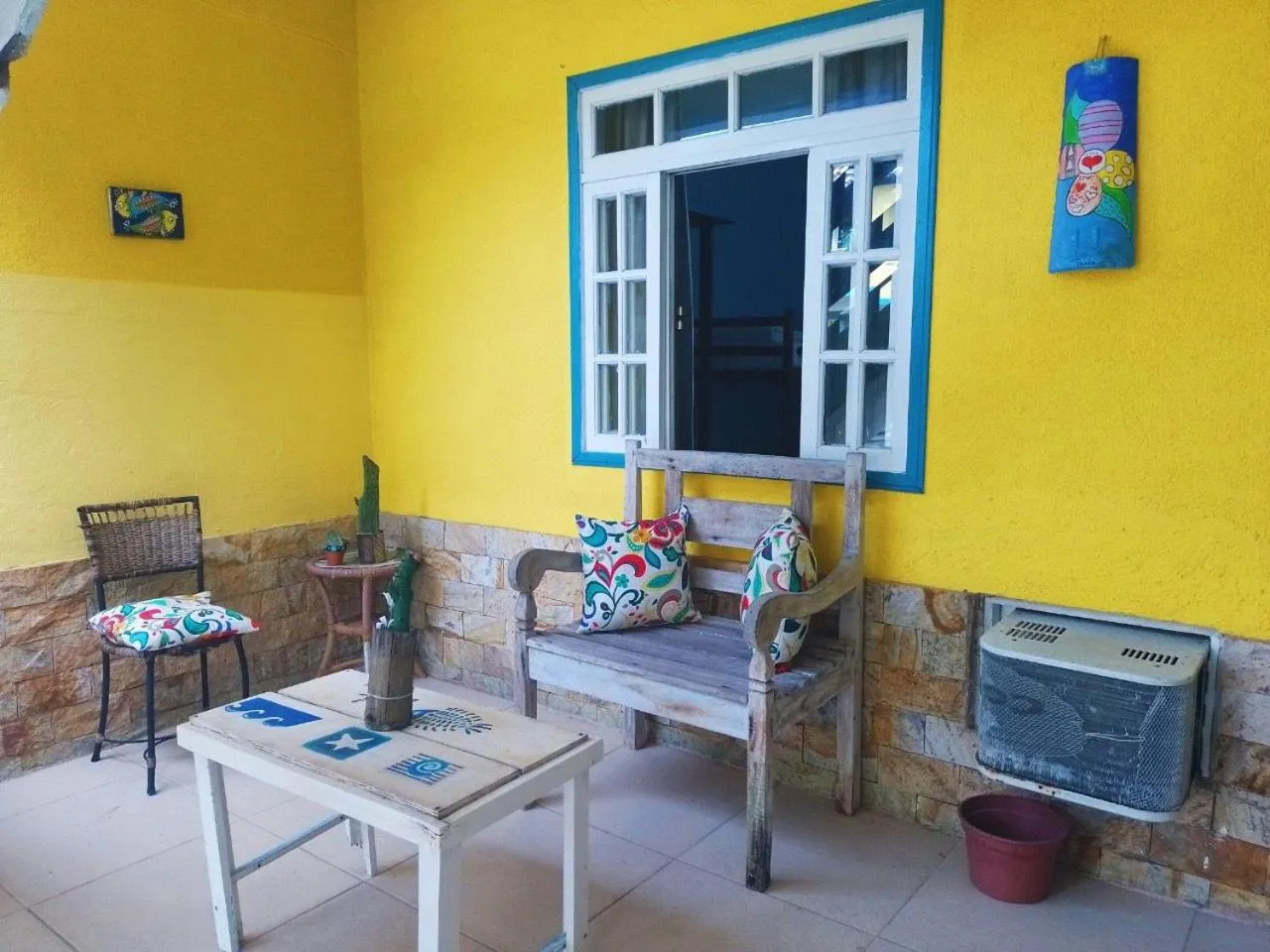 Patio in As Palmeiras Pousada