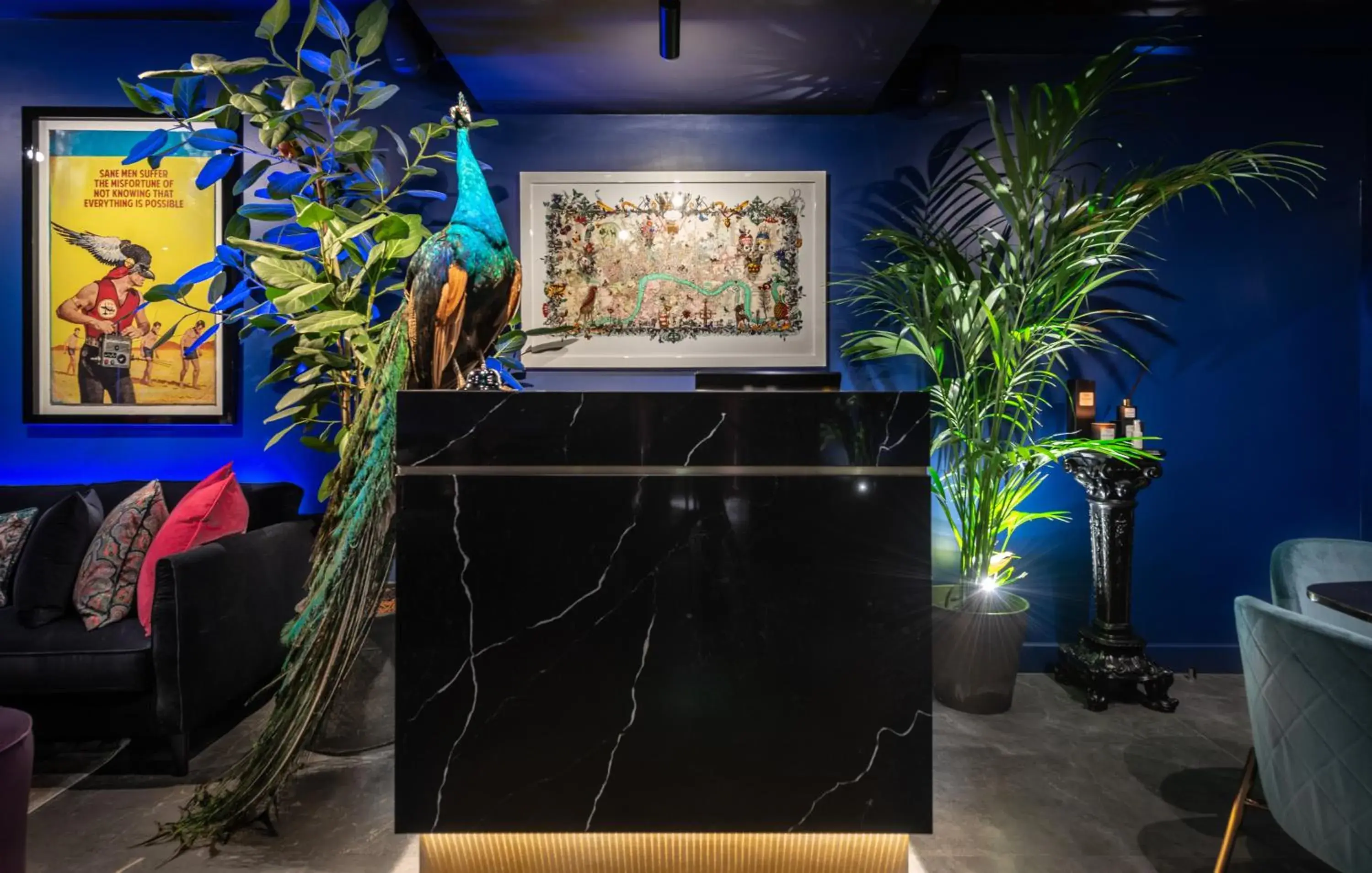 Lobby or reception in Hux Hotel, Kensington Lobby or reception in Hux Hotel, Kensington