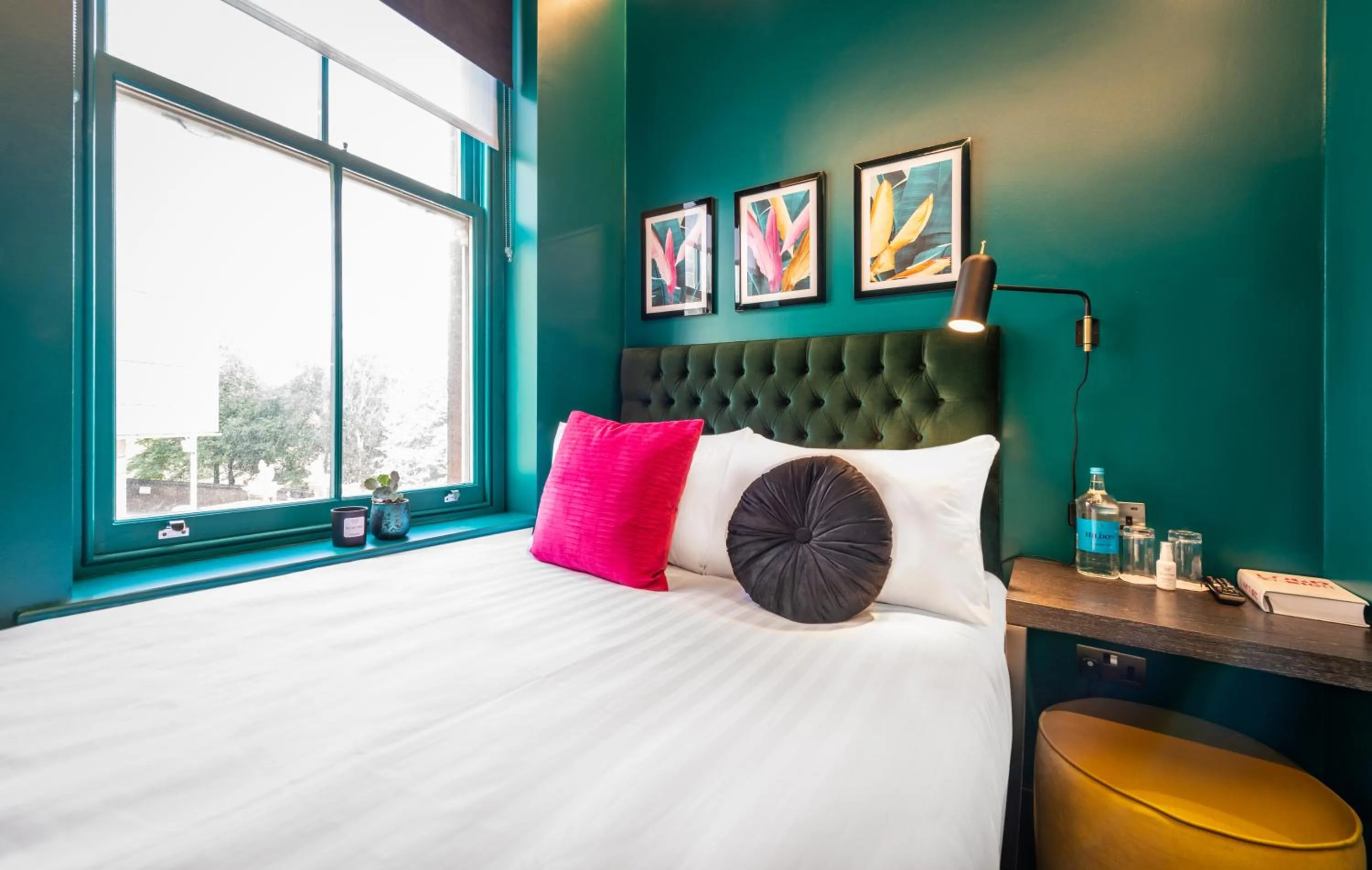 Bed in Hux Hotel, Kensington