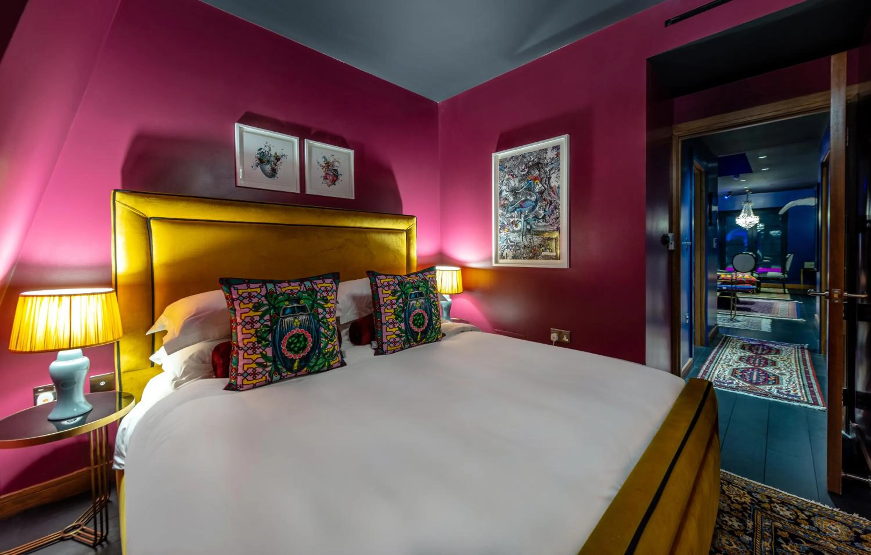 Bed in Hux Hotel, Kensington