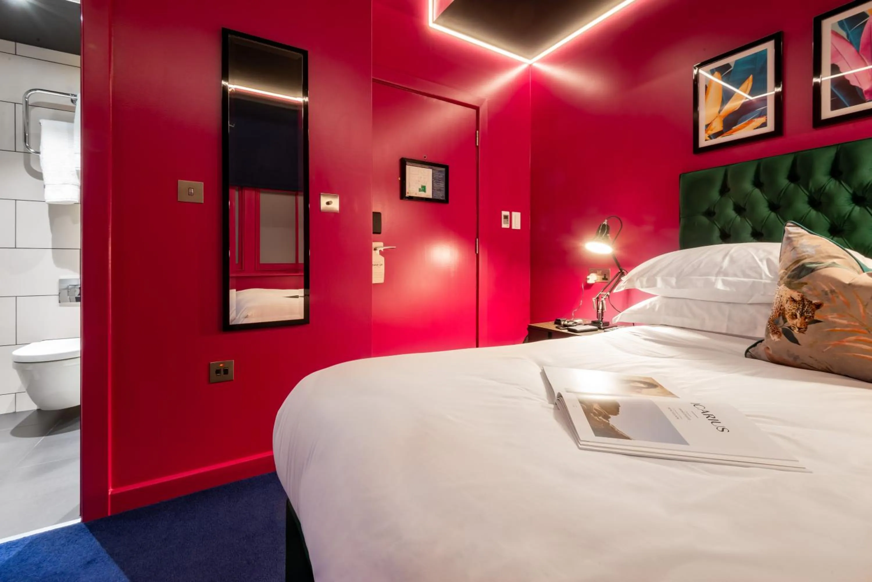 Bed in Hux Hotel, Kensington