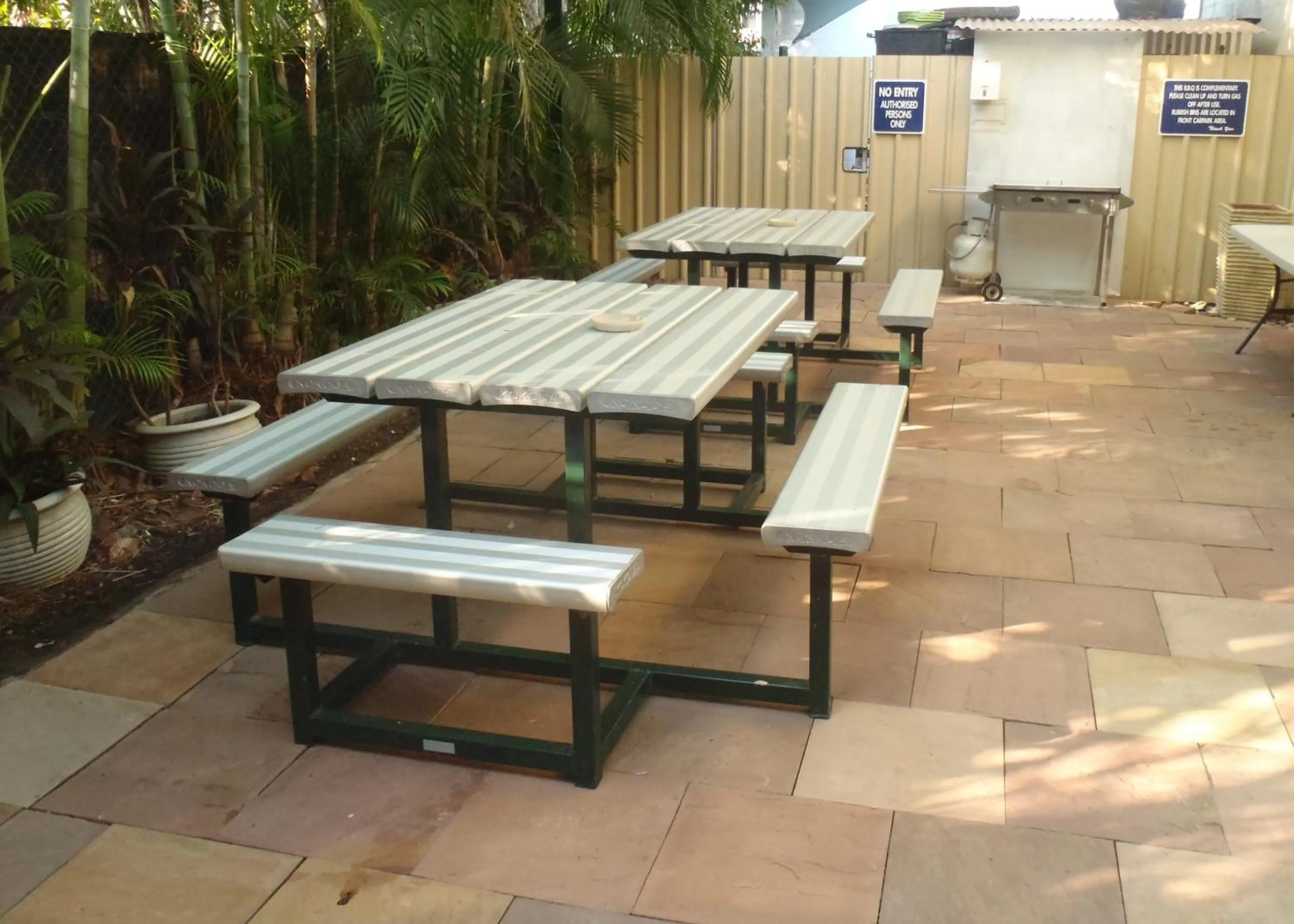 Patio in City Gardens Apartments