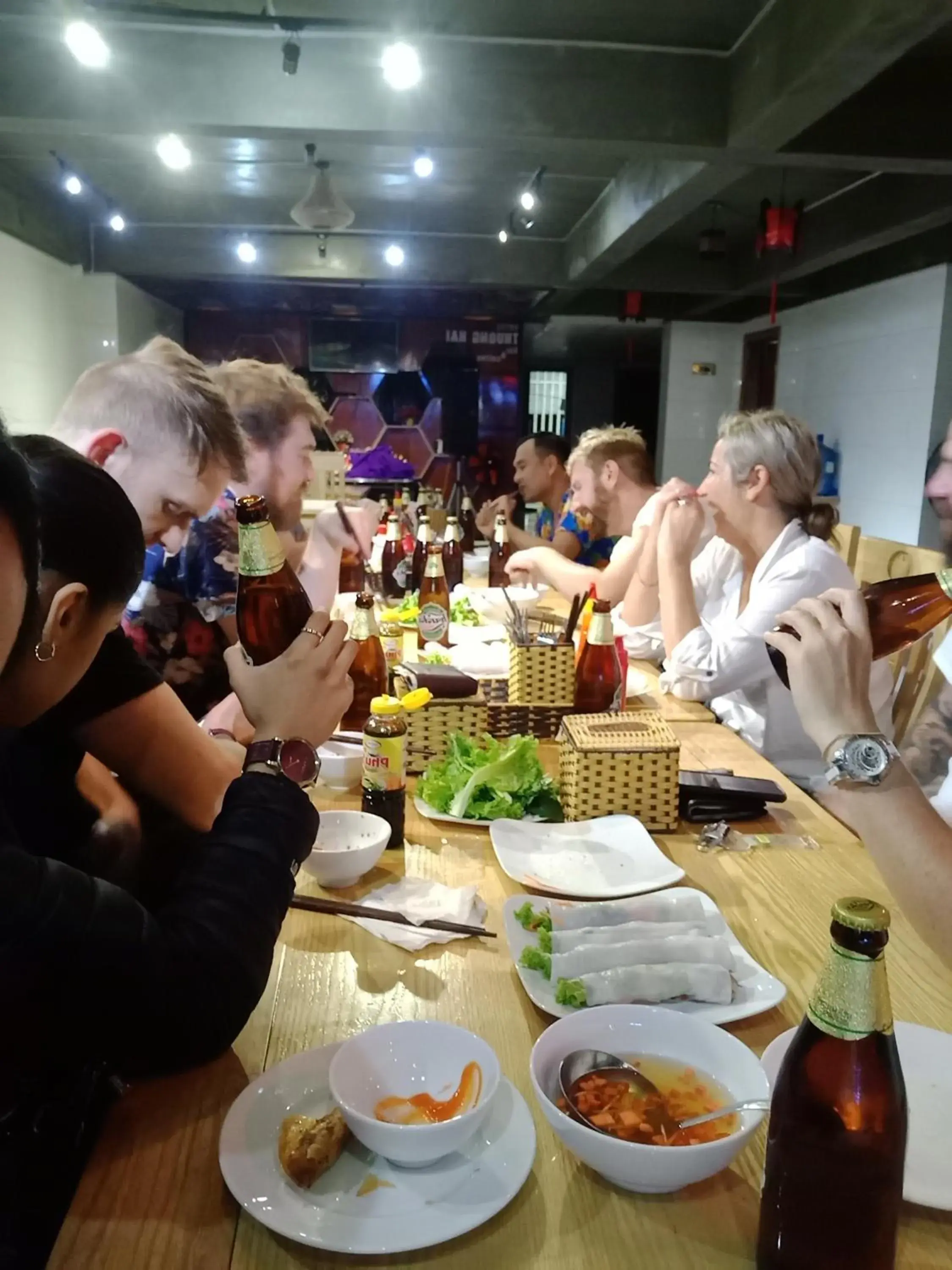 Breakfast in Thuong Hai Hotel Breakfast in Thuong Hai Hotel