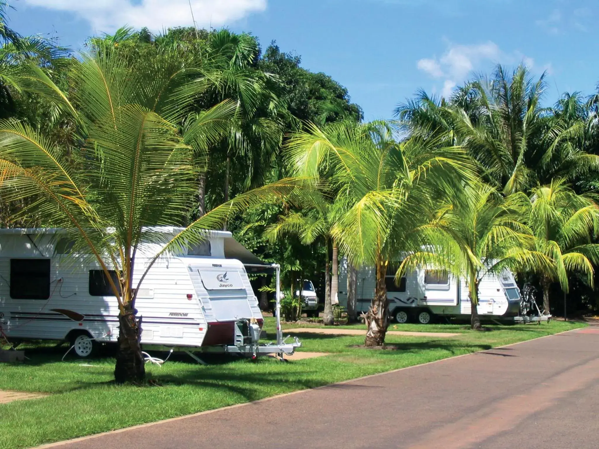Garden view in Darwin FreeSpirit Resort Garden view in Darwin FreeSpirit Resort