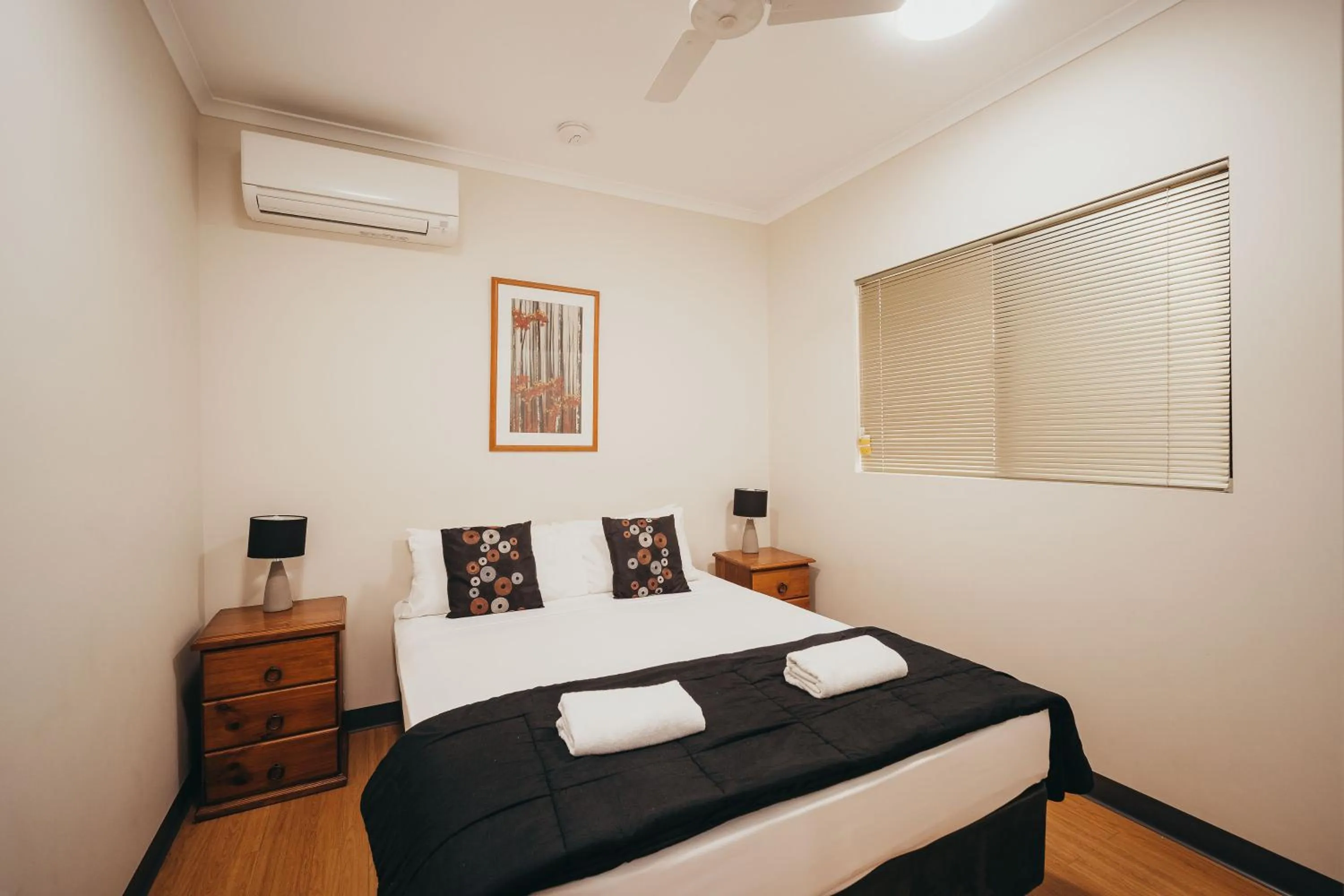 Bed in Hidden Valley Holiday Park Darwin