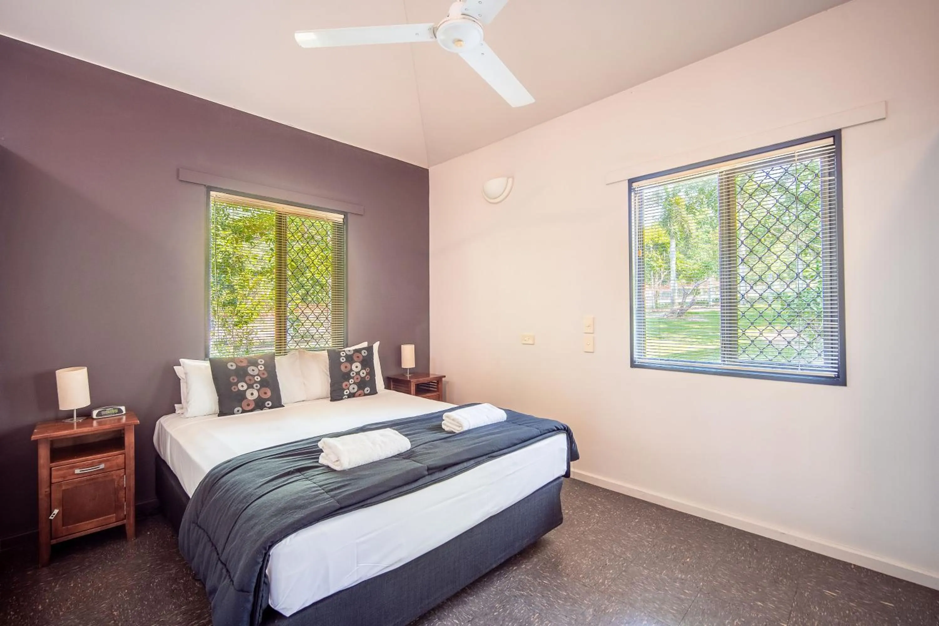 Bed in Hidden Valley Holiday Park Darwin