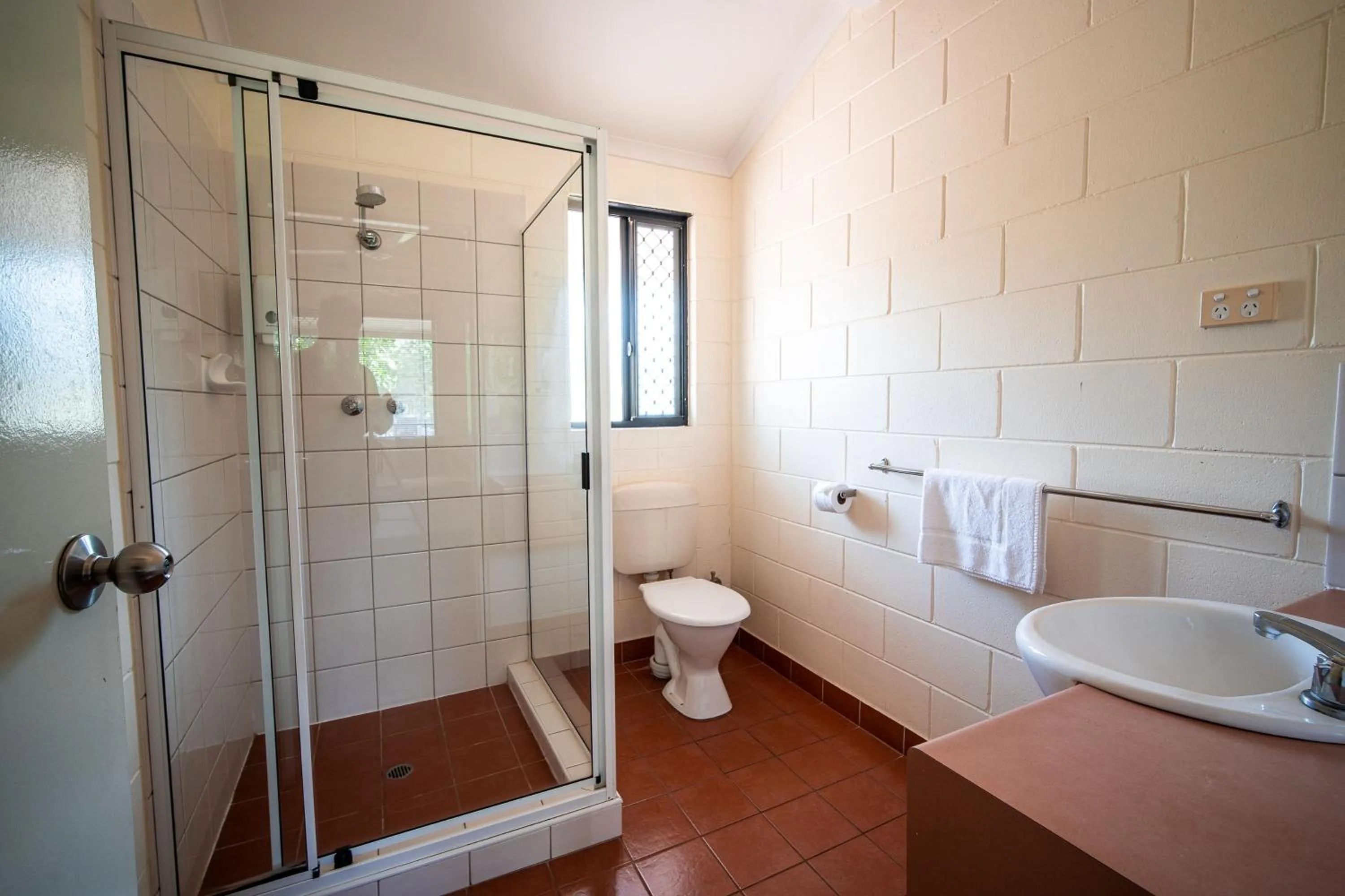 Toilet in Hidden Valley Holiday Park Darwin