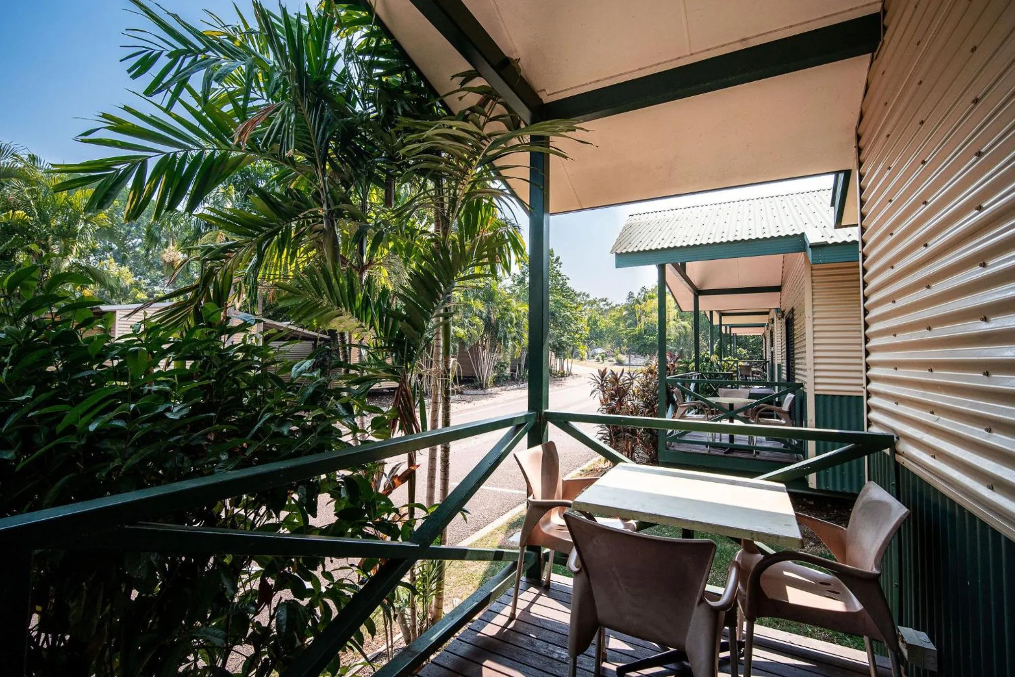 Patio in Hidden Valley Holiday Park Darwin