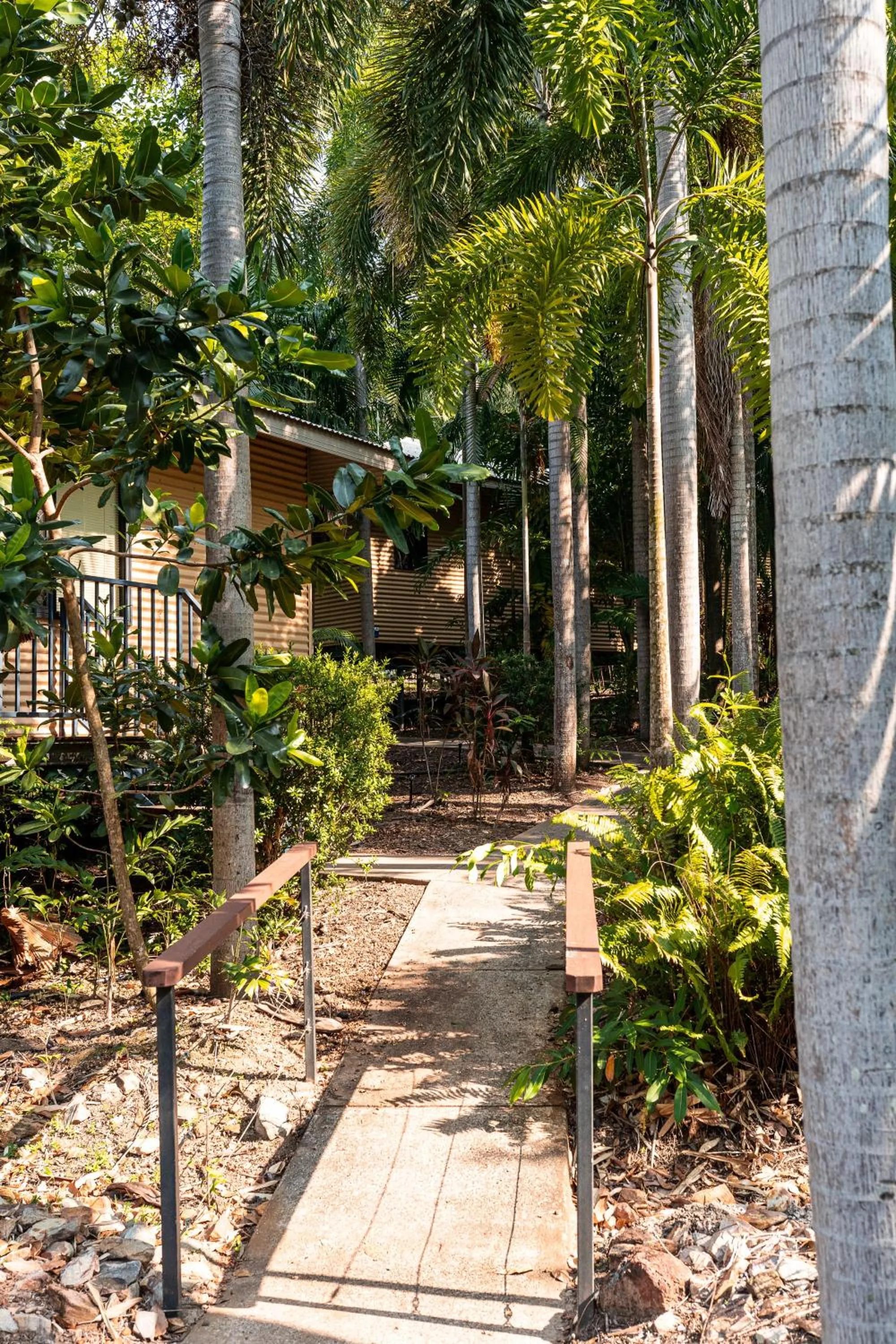 Garden in Hidden Valley Holiday Park Darwin