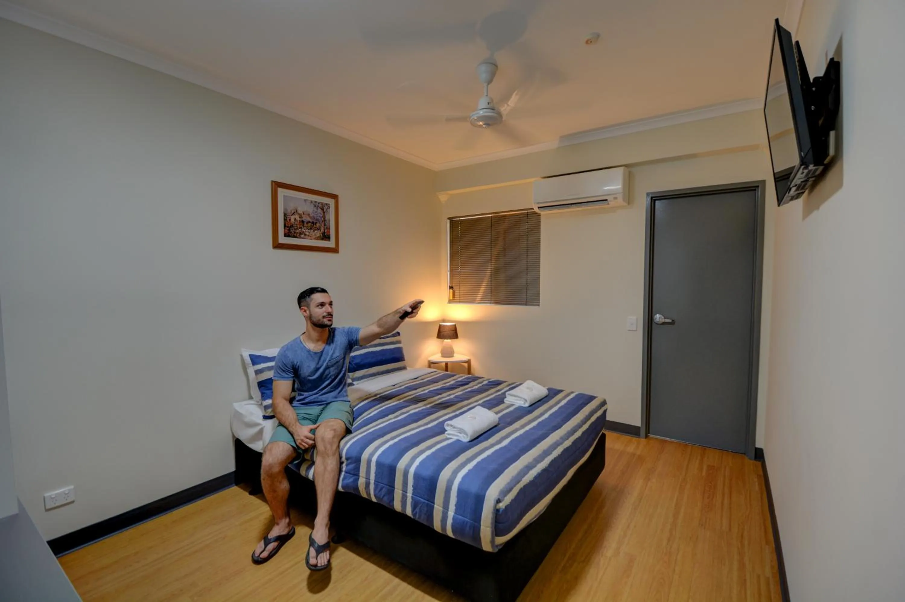 Bed in Hidden Valley Holiday Park Darwin