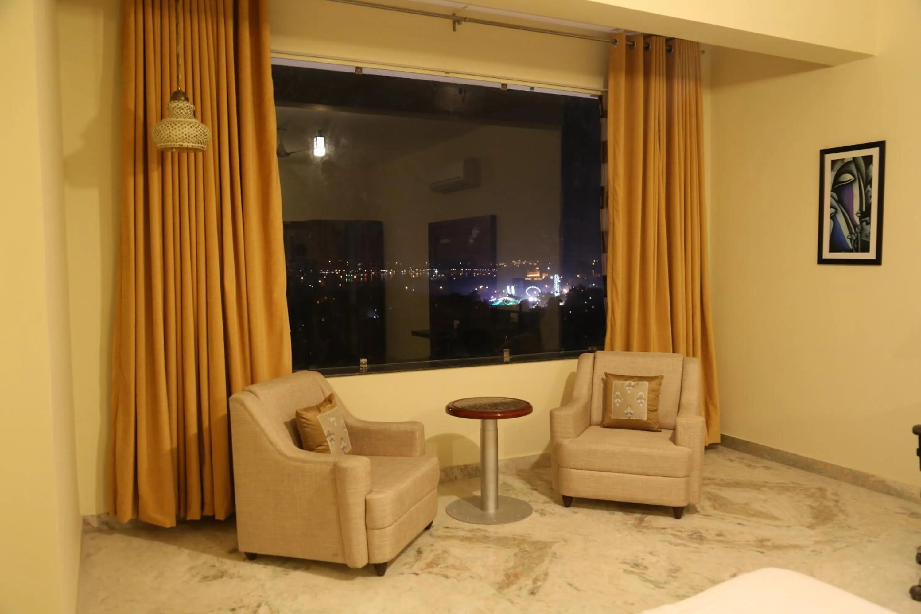 Seating area in Regenta Central Mewargarh, Near Biological park