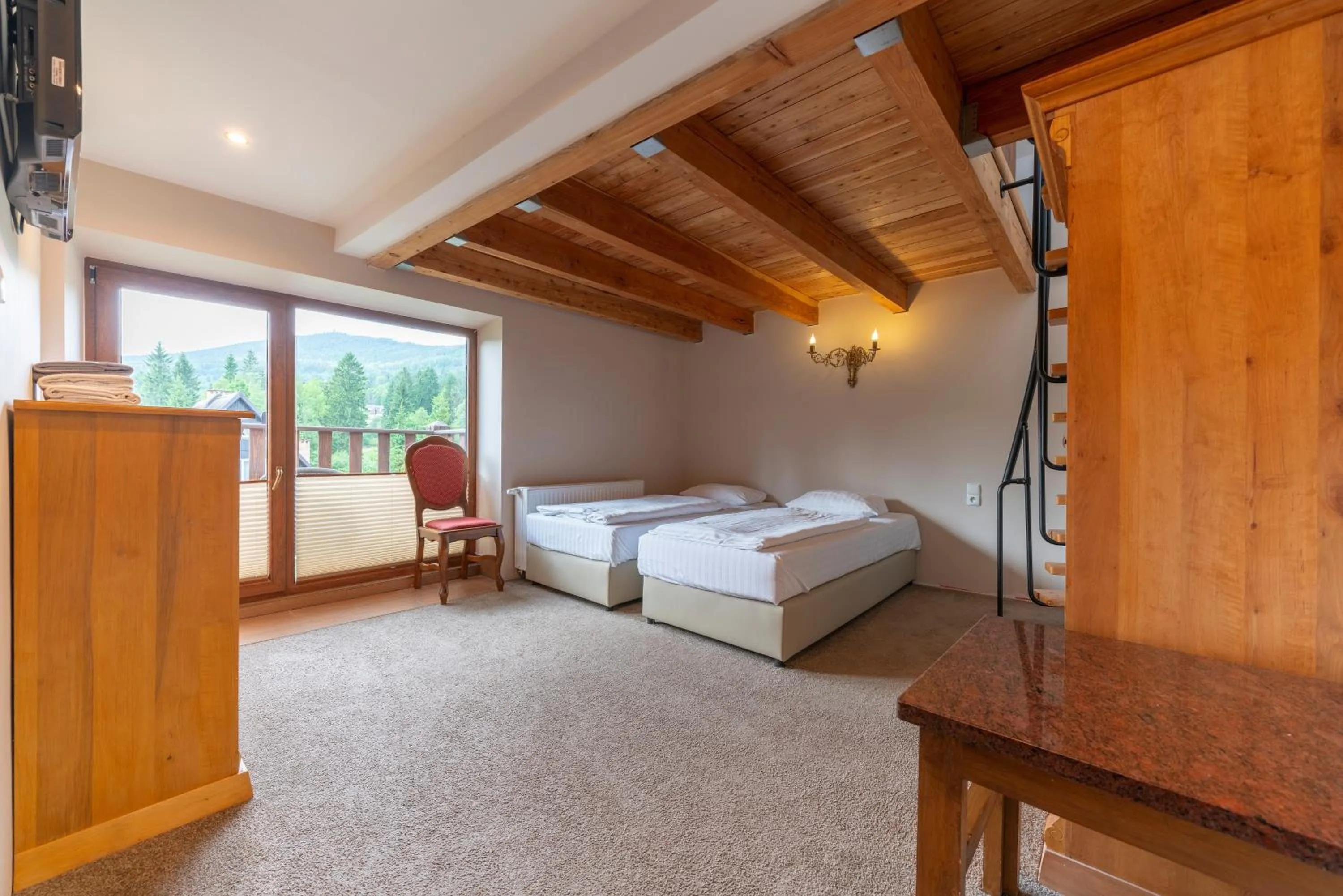Bed in Willa Magnat