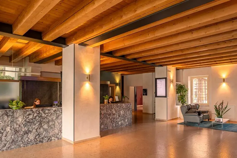 Lobby or reception in Hotel Veronesi La Torre Lobby or reception in Hotel Veronesi La Torre